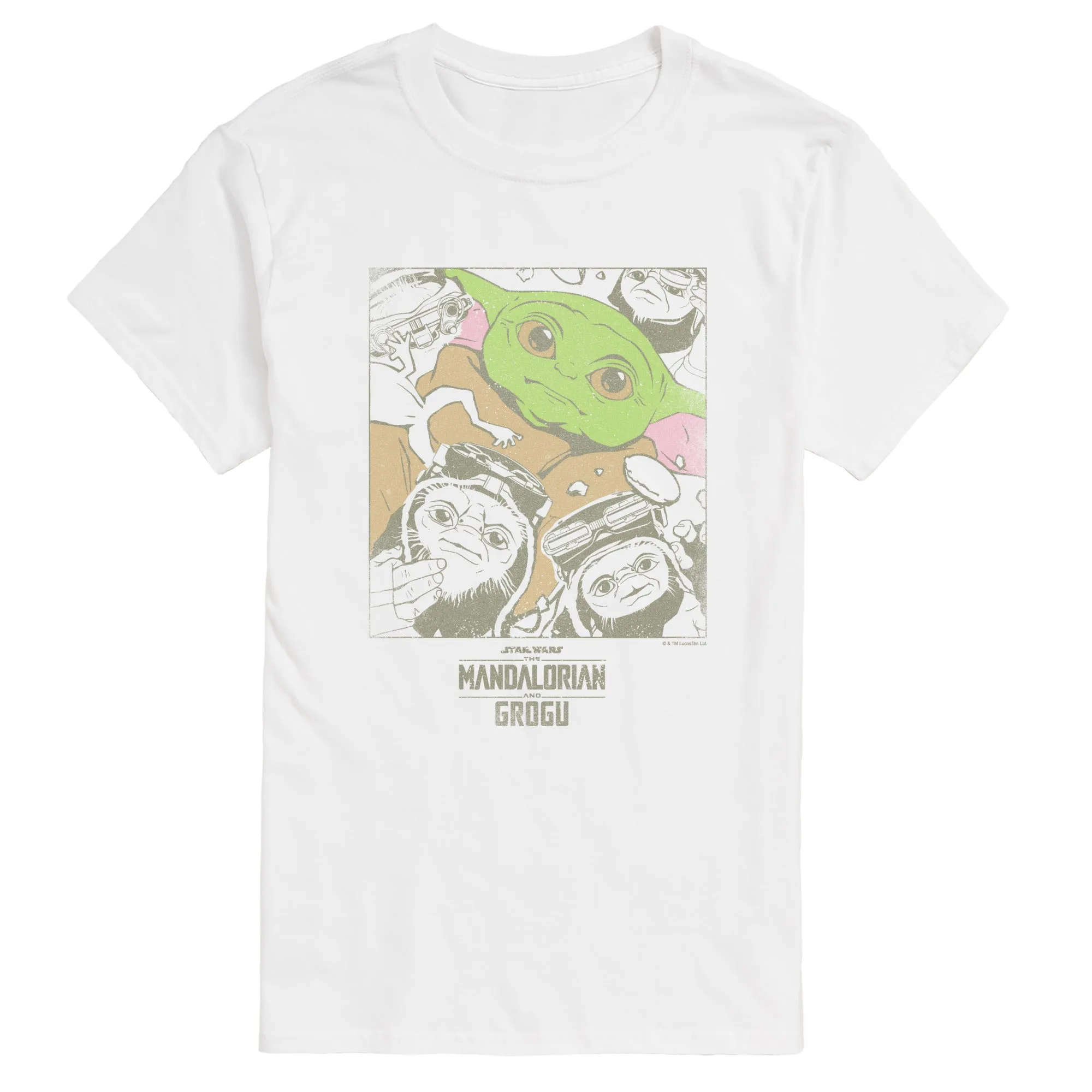 The Mandalorian And Grogu - Grogu And Friends - Men's Short Sleeve Graphic T-Shirt sold by Zulily product image thumbnail 2
