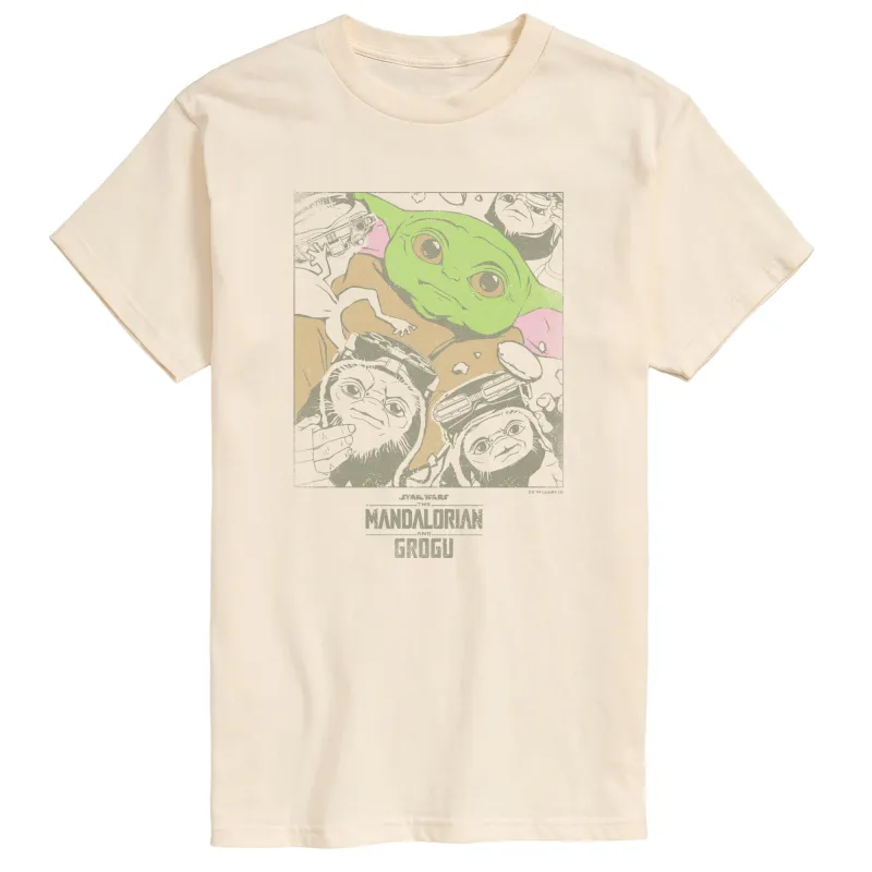 The Mandalorian And Grogu - Grogu And Friends - Men's Short Sleeve Graphic T-Shirt made by Star Wars