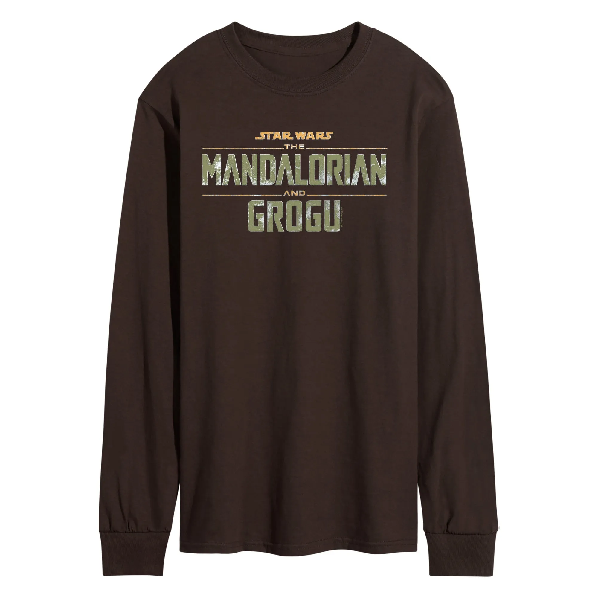 The Mandalorian And Grogu - Logo Grit - Men's Long Sleeve Graphic T-Shirt sold by Zulily product image thumbnail 3