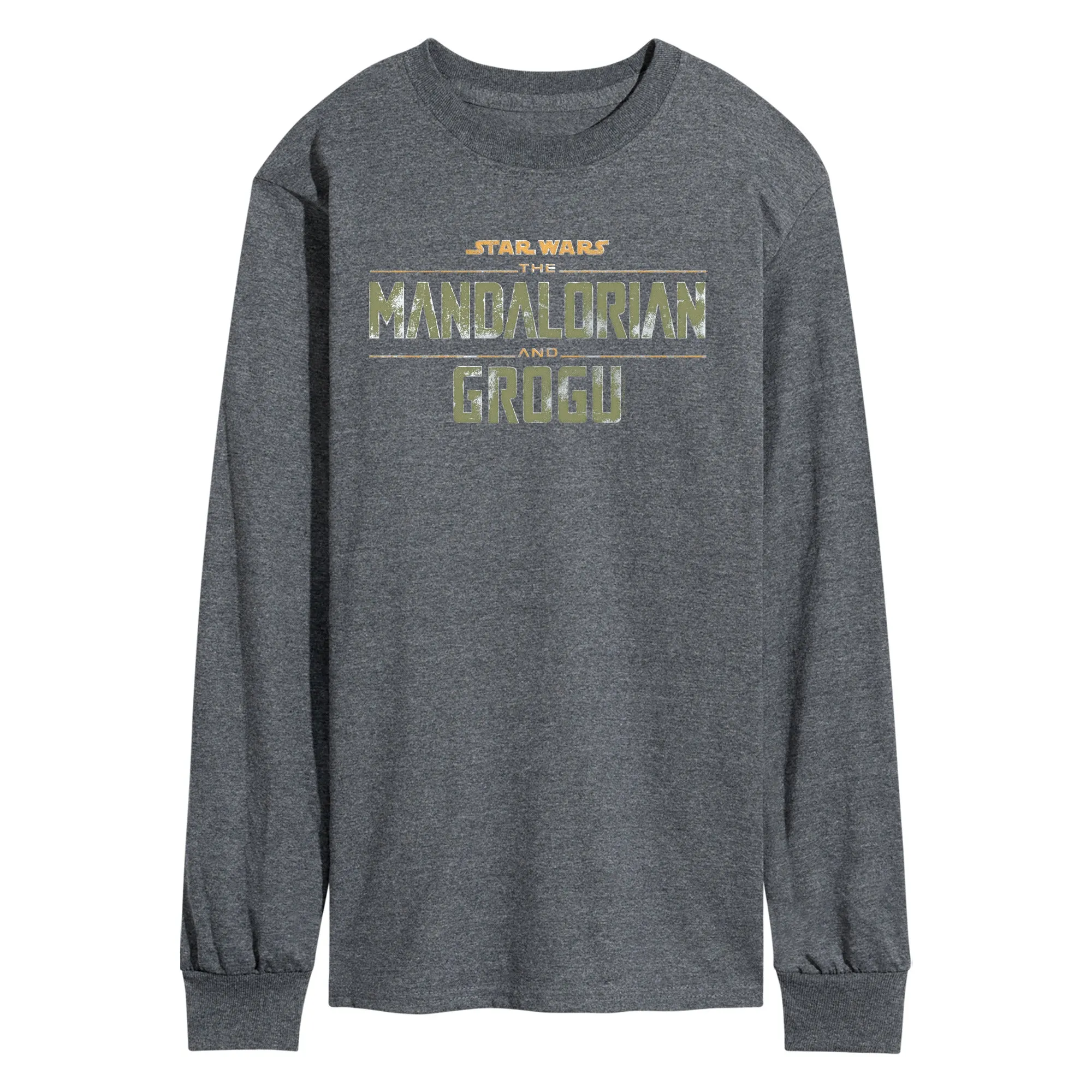 The Mandalorian And Grogu - Logo Grit - Men's Long Sleeve Graphic T-Shirt sold by Zulily product image thumbnail 5