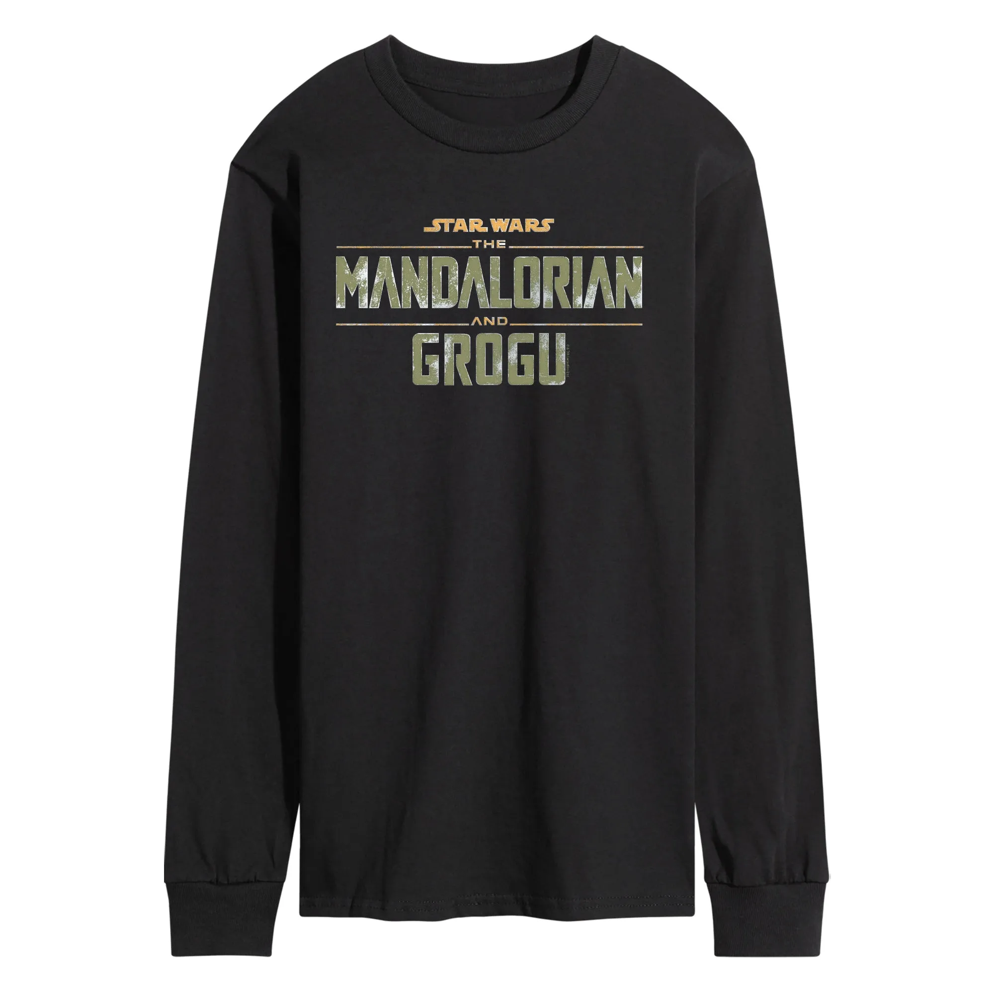 The Mandalorian And Grogu - Logo Grit - Men's Long Sleeve Graphic T-Shirt sold by Zulily product image thumbnail 2