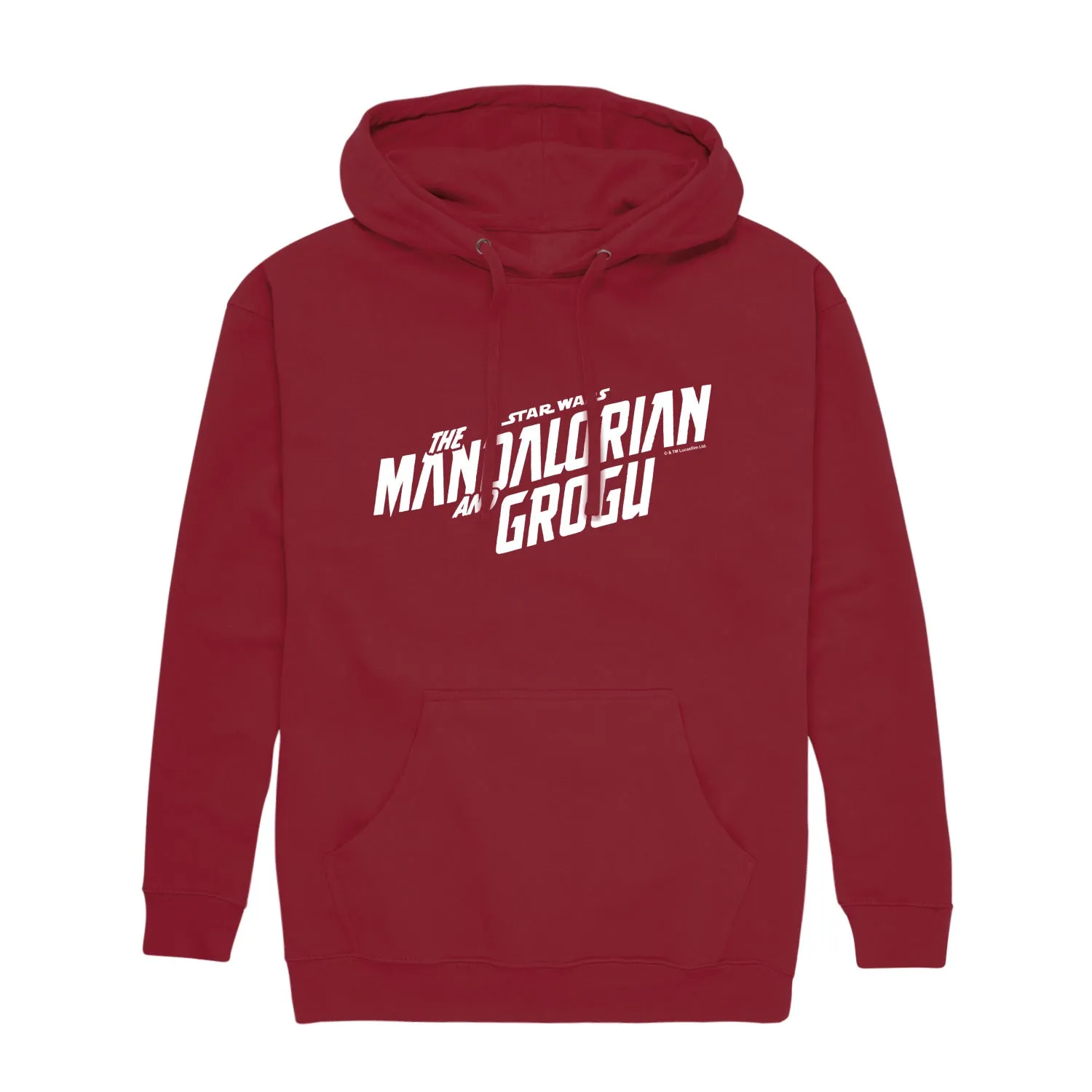 The Mandalorian And Grogu - White Movie Logo - Men's Fleece Hoodie Sweatshirt sold by Zulily product image thumbnail 5