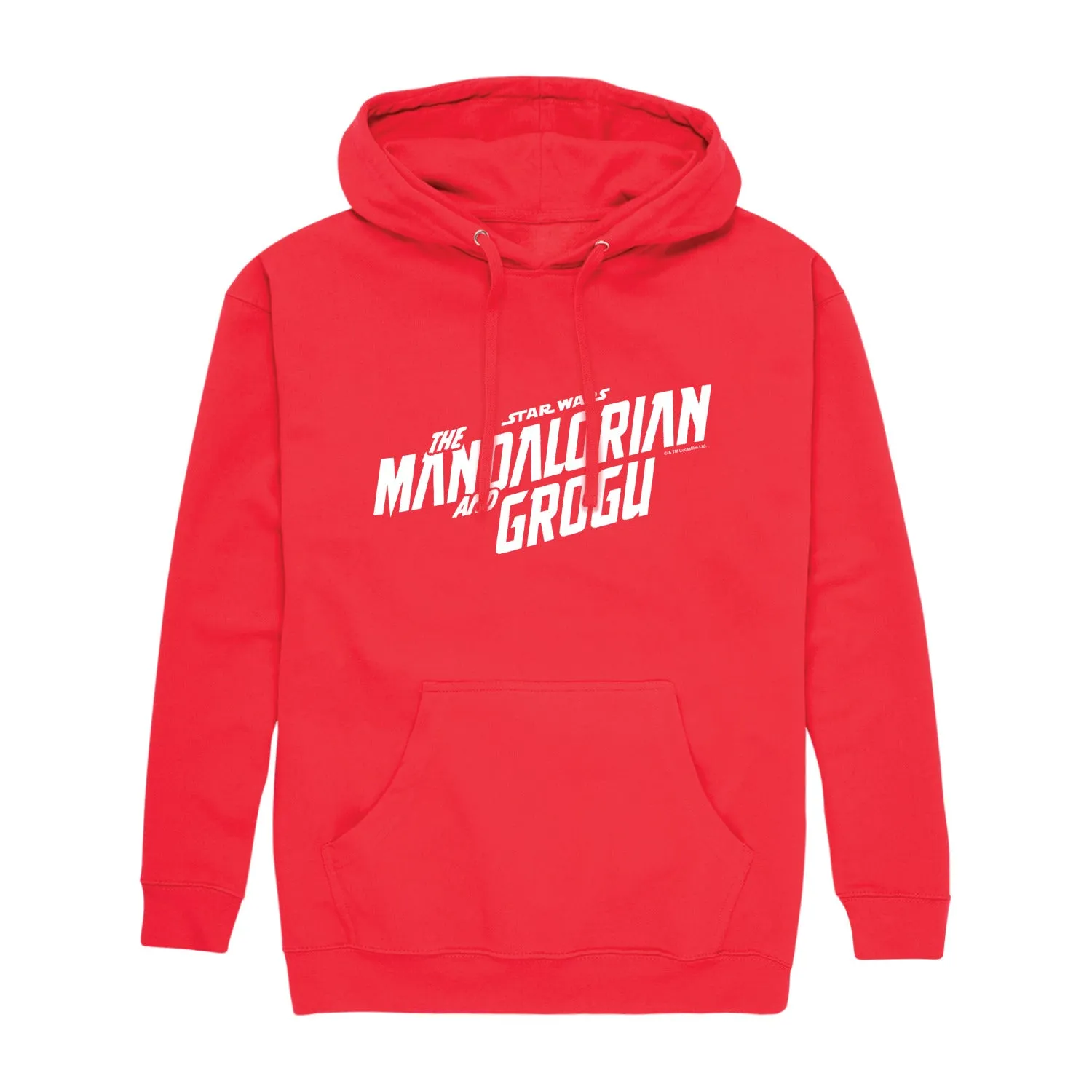The Mandalorian And Grogu - White Movie Logo - Men's Fleece Hoodie Sweatshirt sold by Zulily product image thumbnail 4