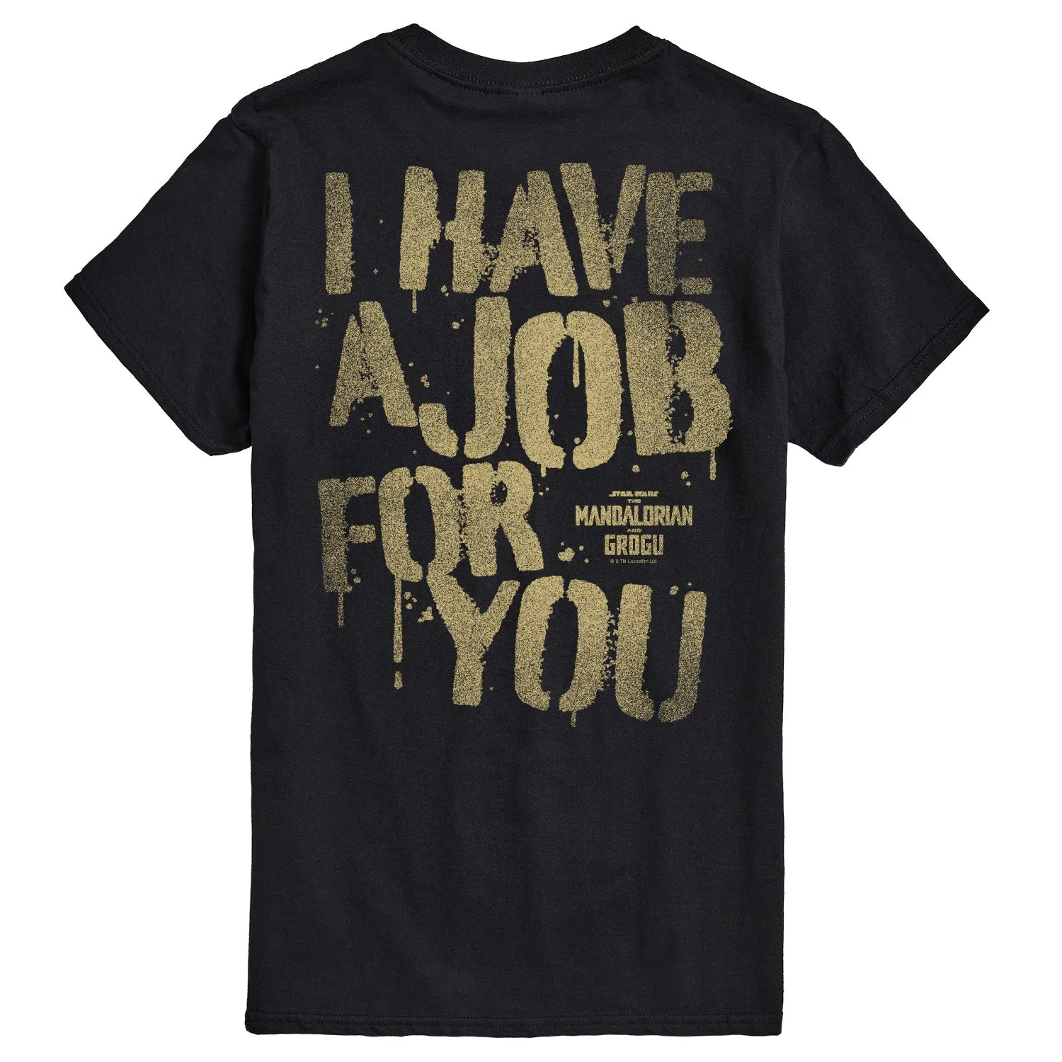 The Mandalorian And Grogu - Have Job For You - Men's Short Sleeve Graphic T-Shirt sold by Zulily product image thumbnail 5