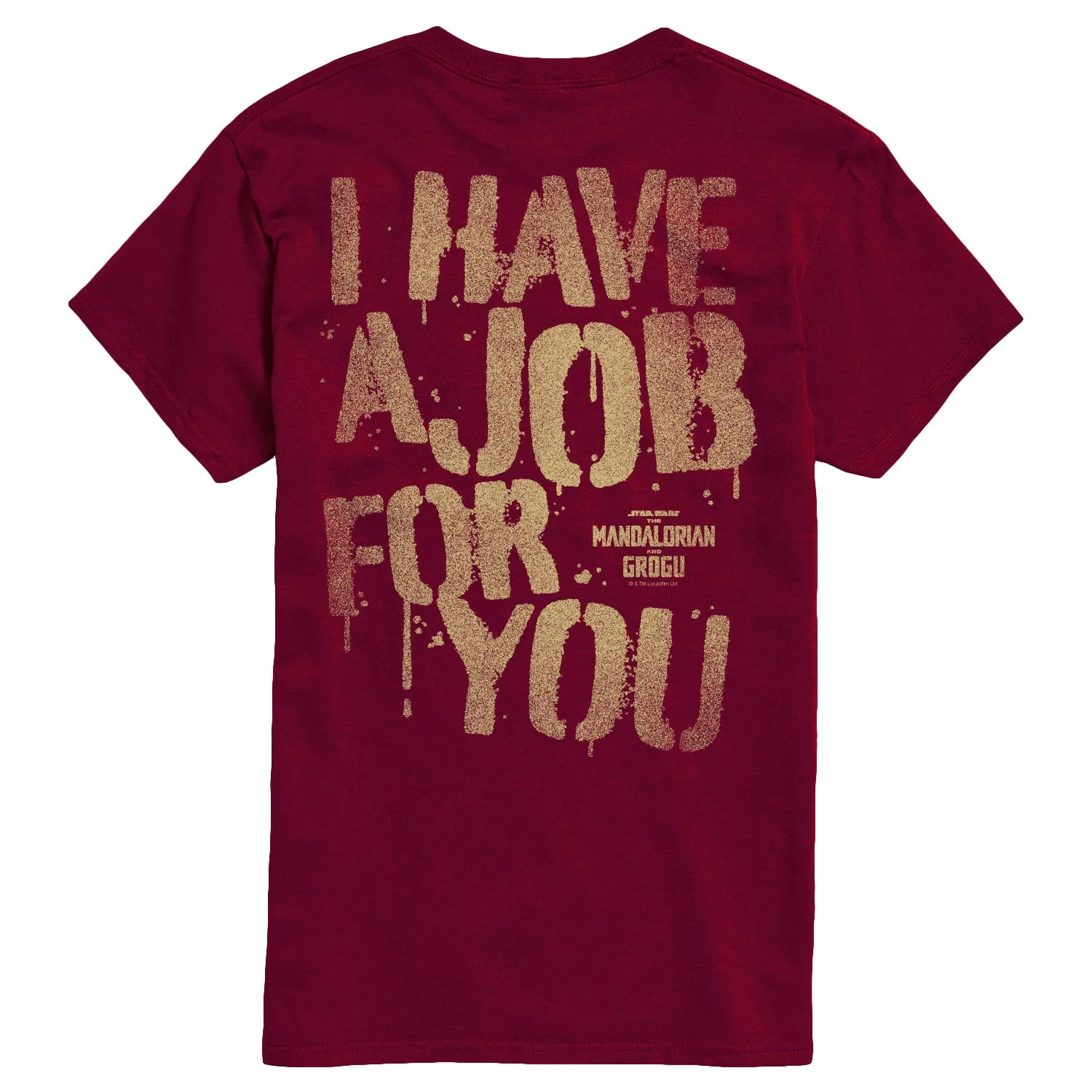 The Mandalorian And Grogu - Have Job For You - Men's Short Sleeve Graphic T-Shirt sold by Zulily product image thumbnail 2