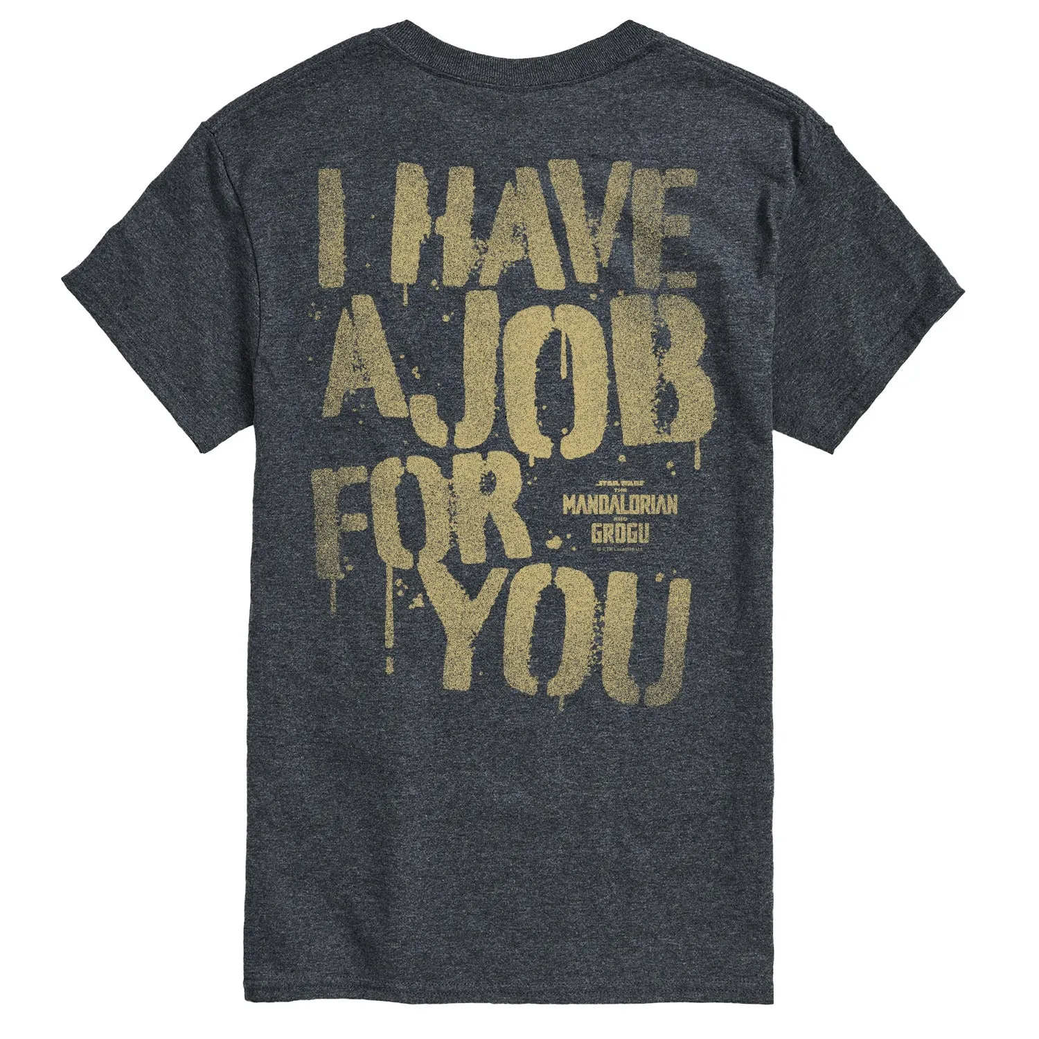 The Mandalorian And Grogu - Have Job For You - Men's Short Sleeve Graphic T-Shirt sold by Zulily product image thumbnail 3