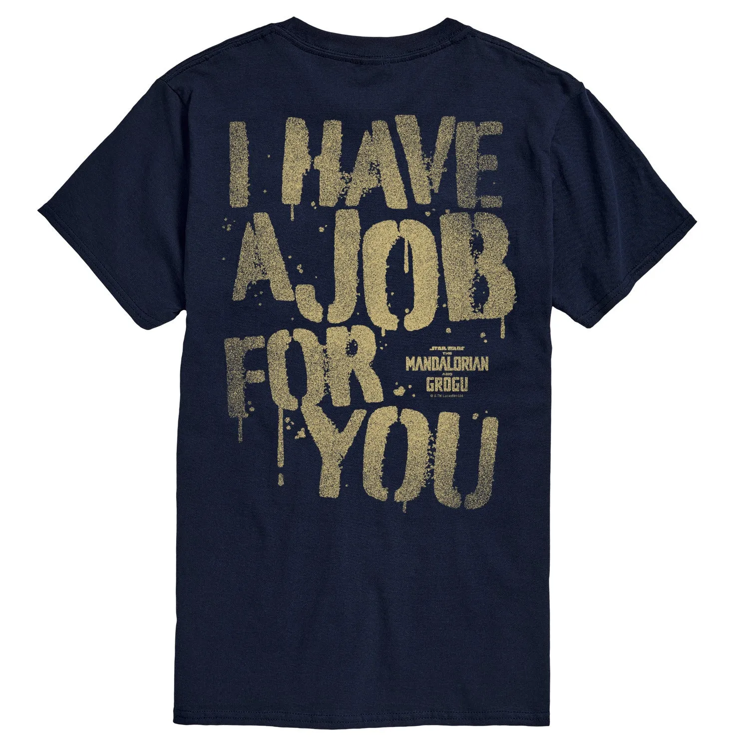 The Mandalorian And Grogu - Have Job For You - Men's Short Sleeve Graphic T-Shirt sold by Zulily product image thumbnail 4