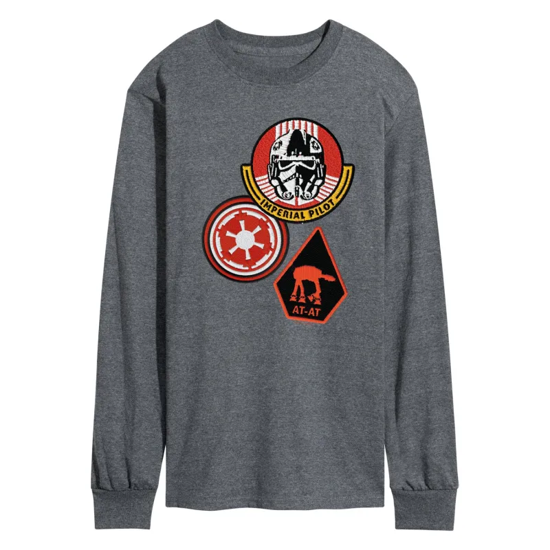 The Mandalorian And Grogu - Imperial Pilot - Men's Long Sleeve Graphic T-Shirt made by Star Wars