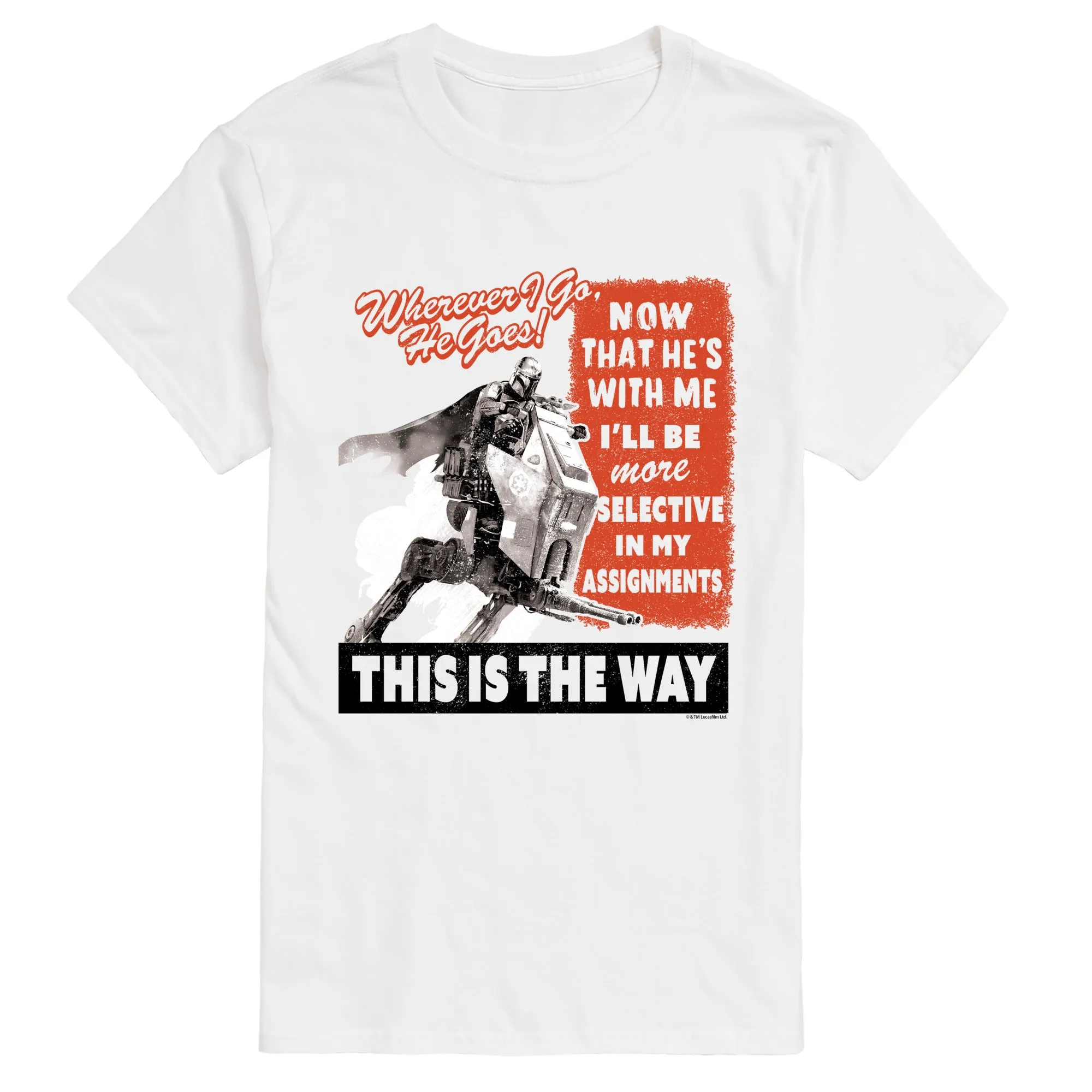 The Mandalorian And Grogu - Bounty Hunter Propaganda Poster - Men's Short Sleeve Graphic T-Shirt sold by Zulily product image thumbnail 2
