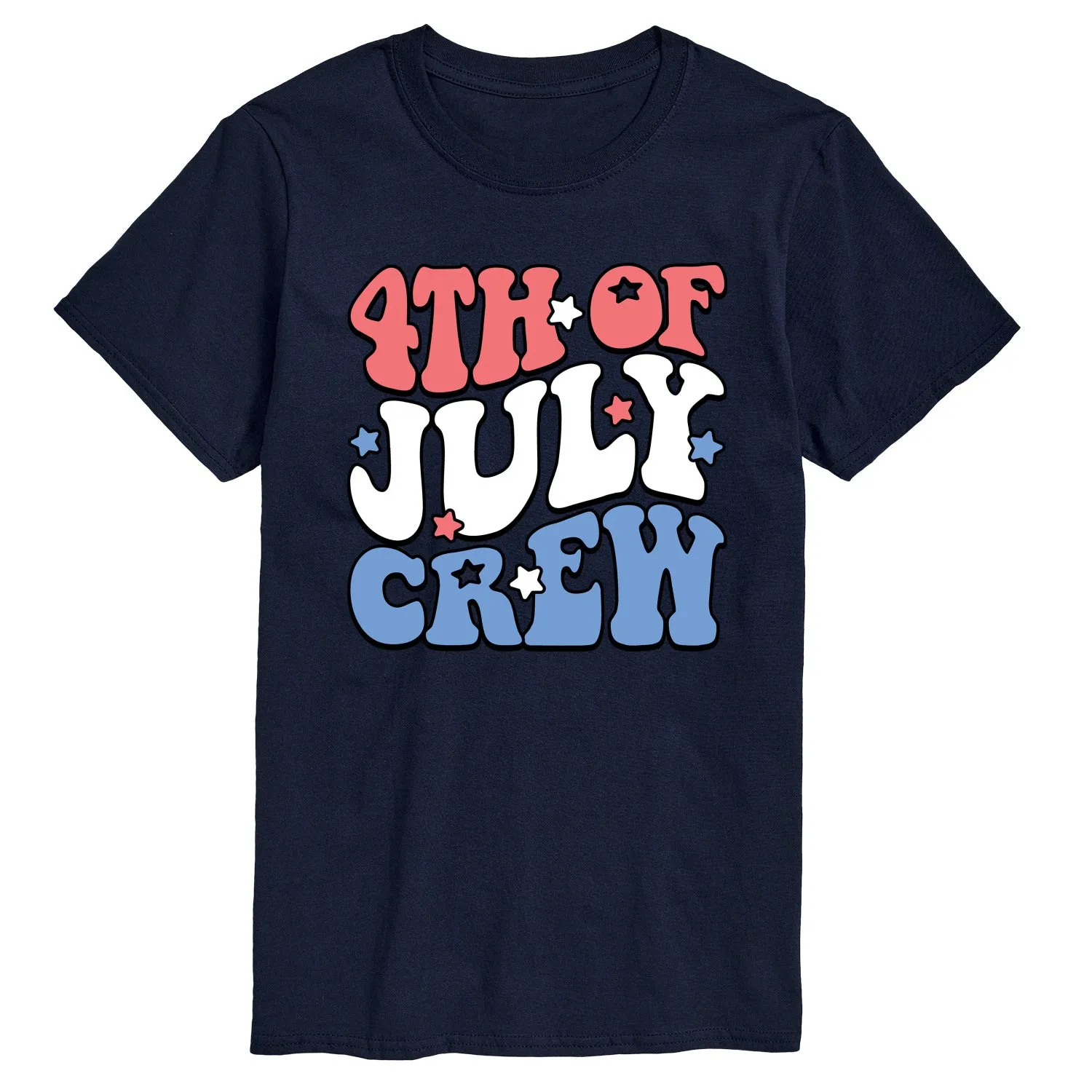 Instant Message - 4th of July Crew - Men's Short Sleeve Graphic T-Shirt sold by Zulily product image thumbnail 3