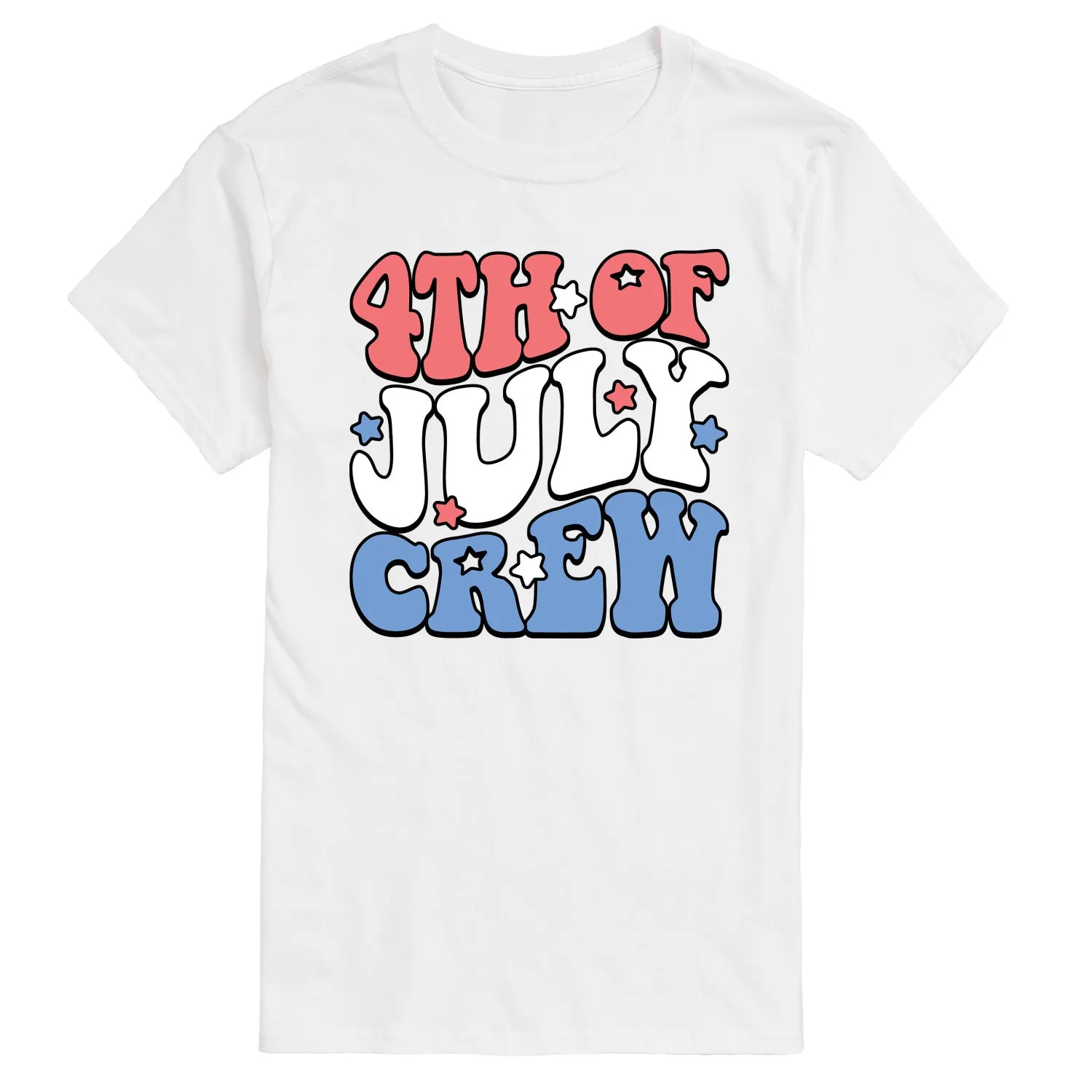 Instant Message - 4th of July Crew - Men's Short Sleeve Graphic T-Shirt sold by Zulily product image thumbnail 4