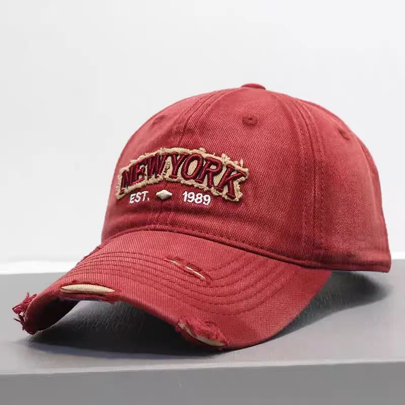 Embroidered Letter Denim Baseball Cap – Soft Crown sold by Zulily product image thumbnail 4