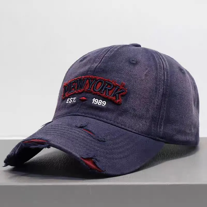 Embroidered Letter Denim Baseball Cap – Soft Crown sold by Zulily product image thumbnail 5