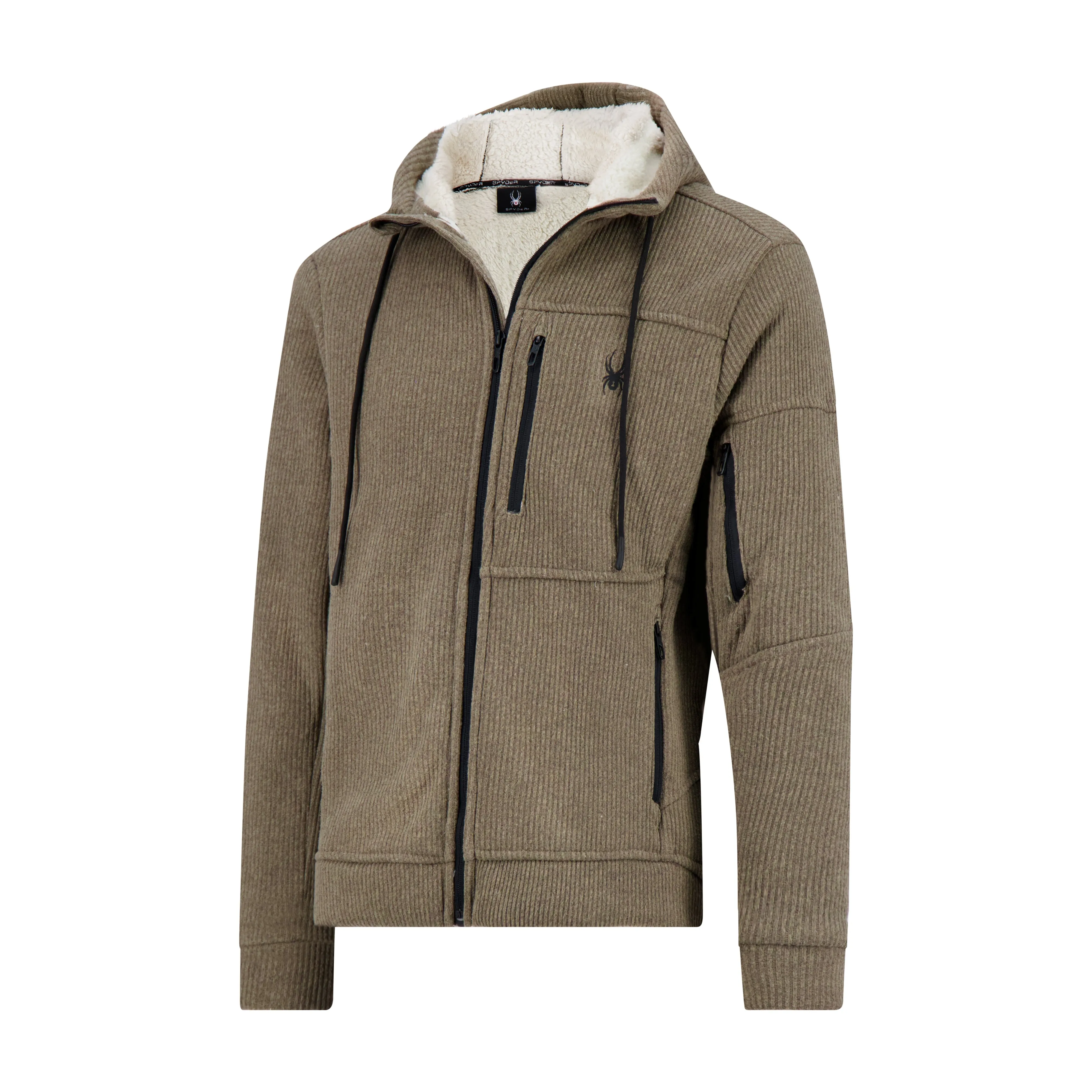 Mens Sherpa Hoodie - Timber sold by Zulily product image thumbnail 3