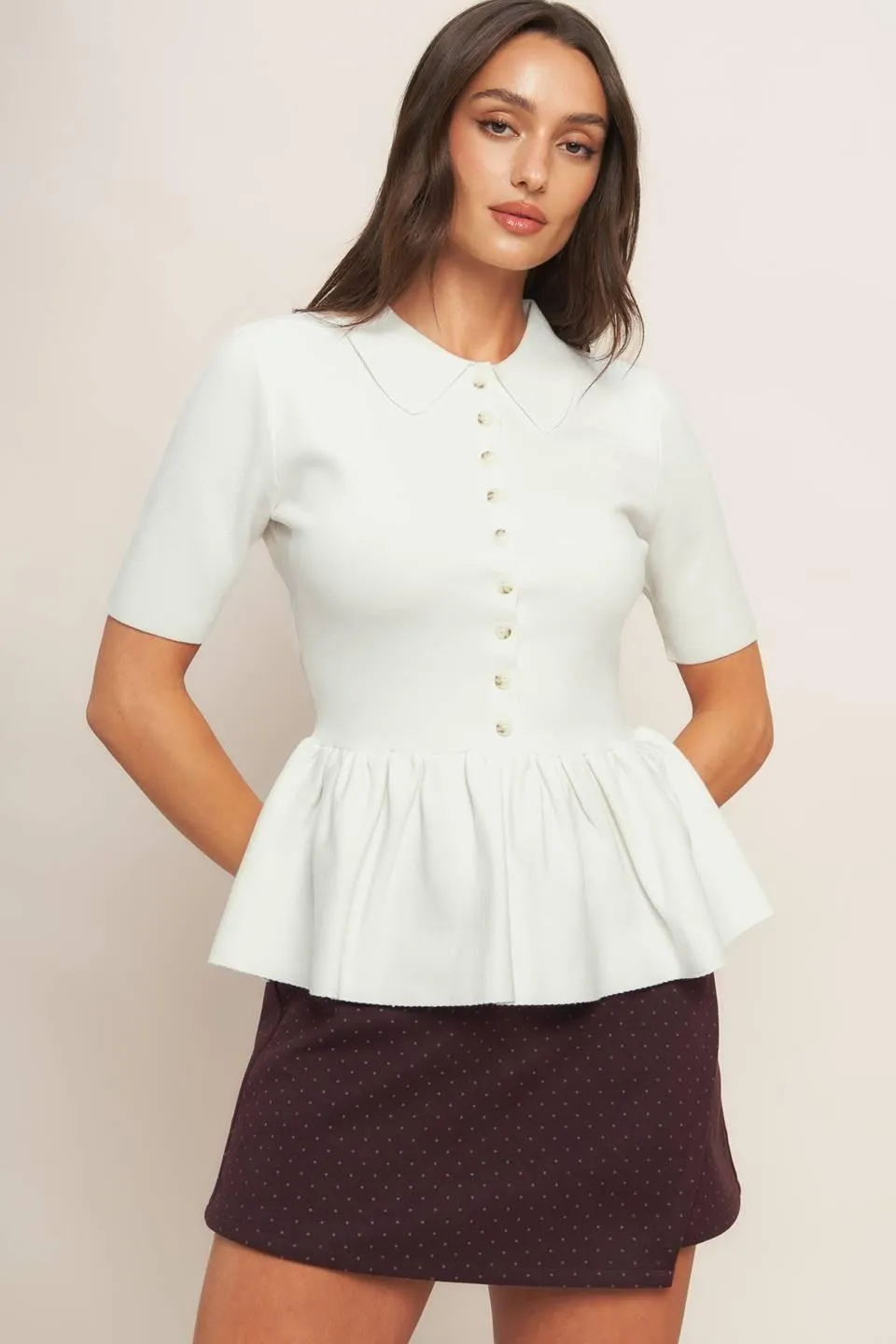Sweet Serenade Cream Woven Top sold by Zulily product image thumbnail 4