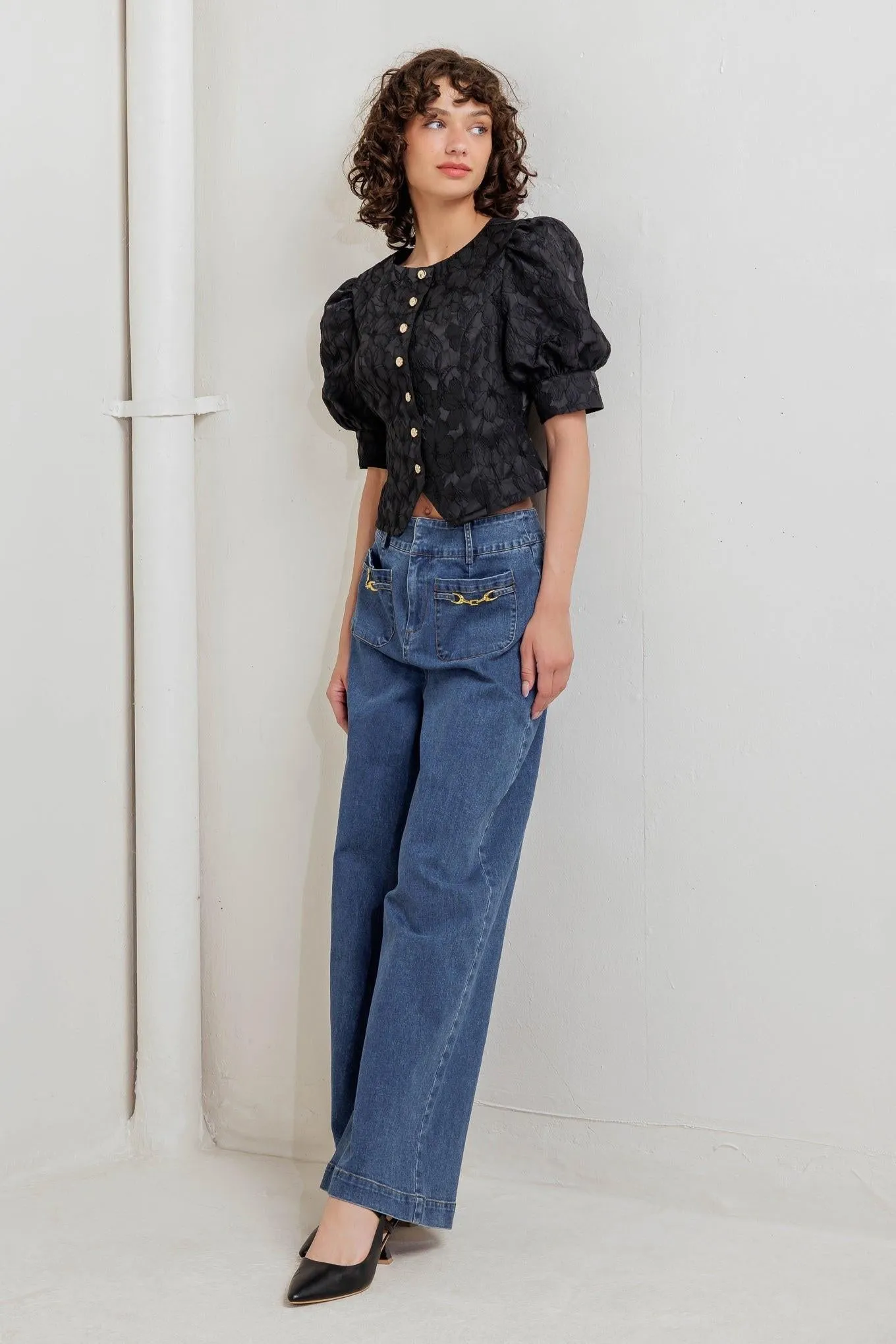 Quiet Luxe Romance Woven Top sold by Zulily product image thumbnail 5