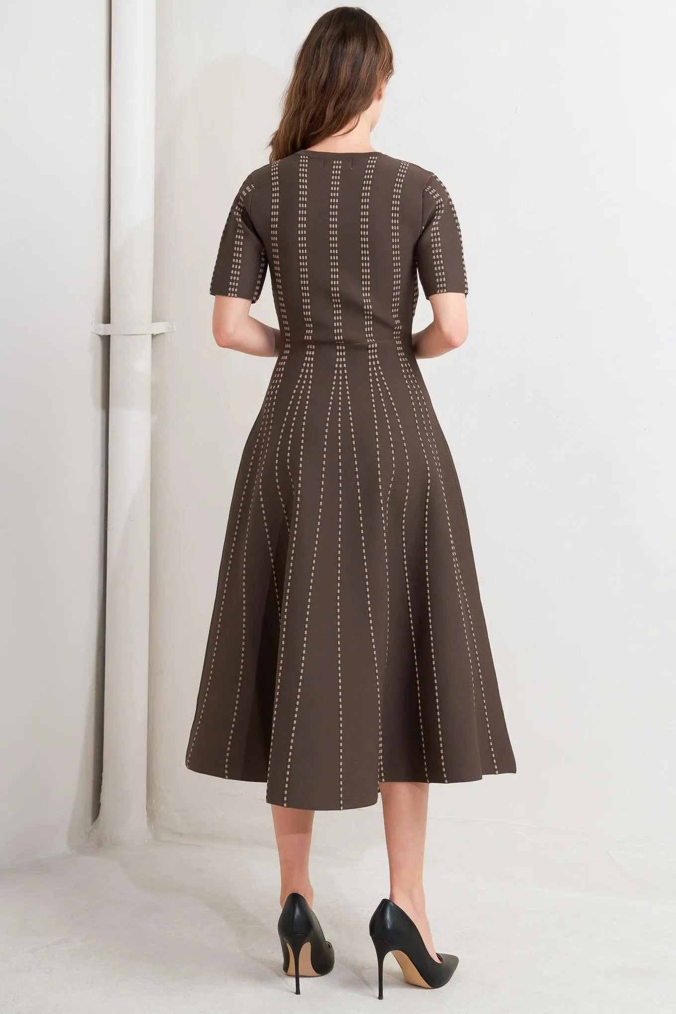 Dot Dance Sweater Knit Midi Dress sold by Zulily product image thumbnail 3