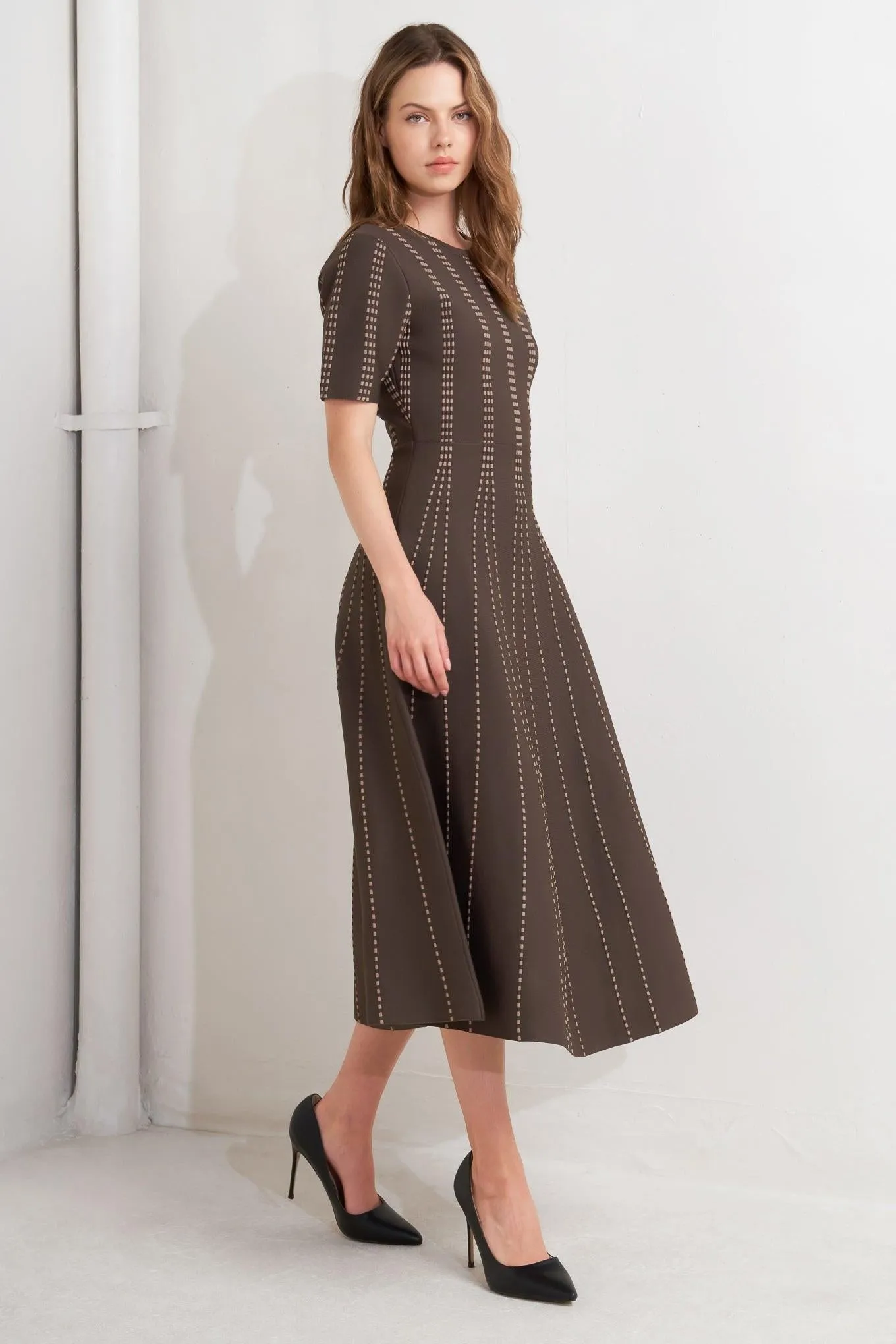 Dot Dance Sweater Knit Midi Dress sold by Zulily product image thumbnail 5