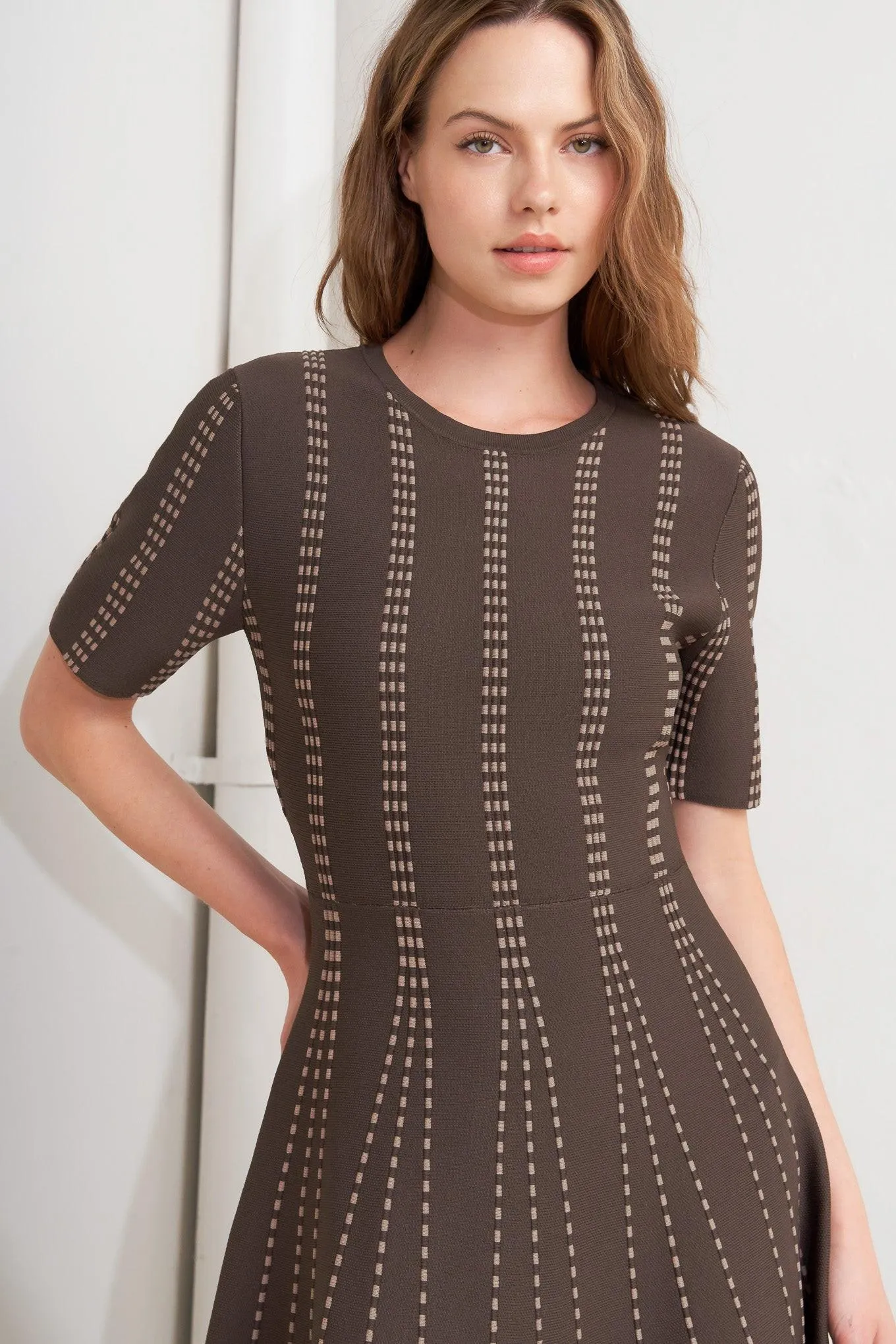 Dot Dance Sweater Knit Midi Dress sold by Zulily product image thumbnail 2