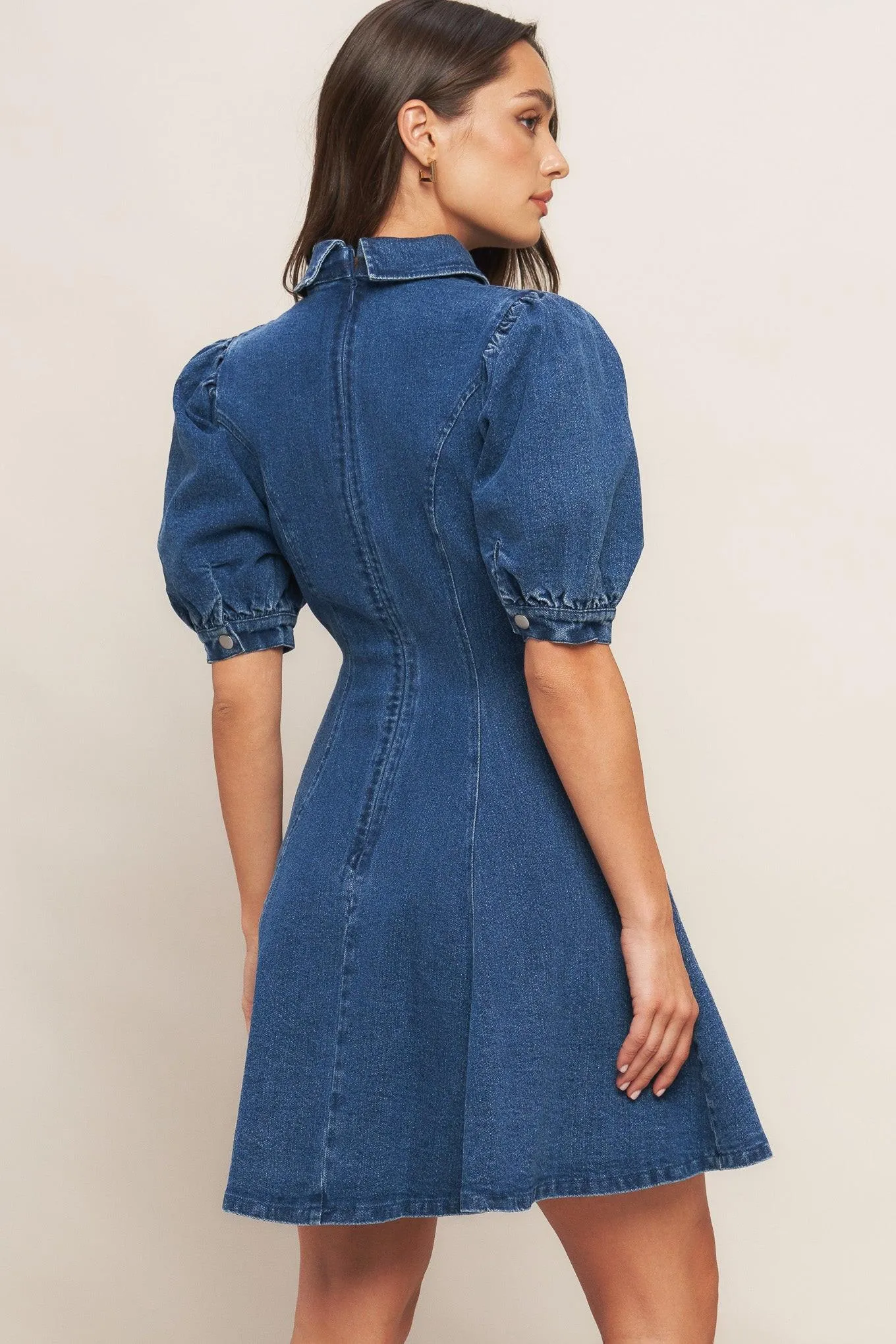 Westwood Charm Denim Mini Dress sold by Zulily product image thumbnail 3