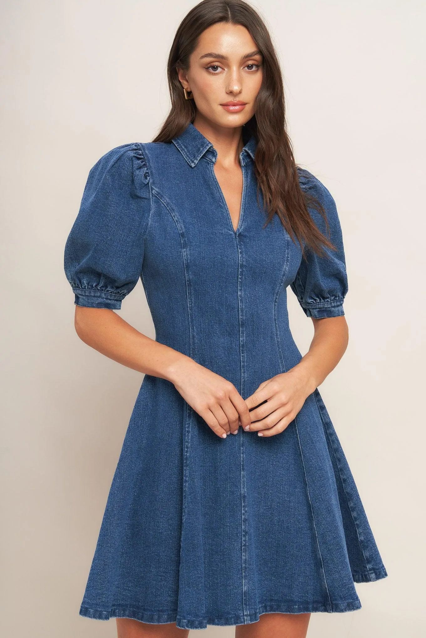 Westwood Charm Denim Mini Dress sold by Zulily product image thumbnail 5