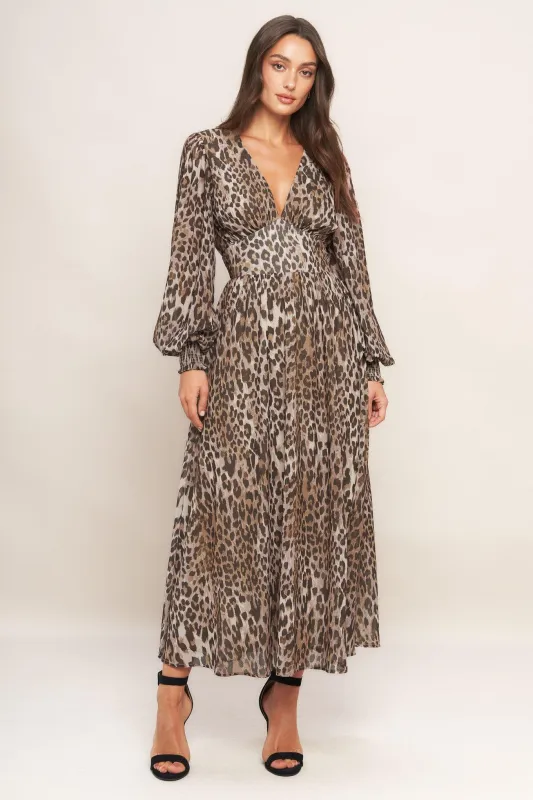 Desert Waltz Woven Midi Dress made by Flying Tomato