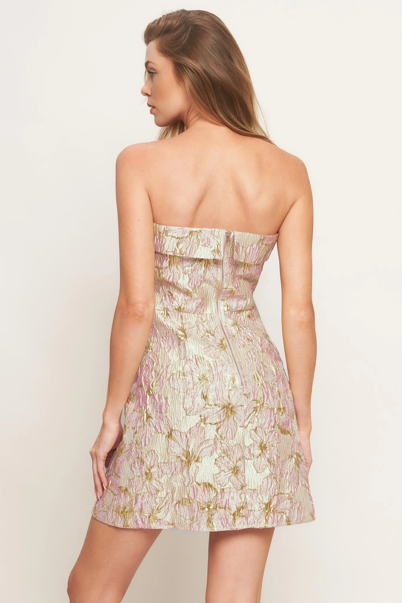 Lumière Blossom Woven Mini Dress sold by Zulily product image thumbnail 4