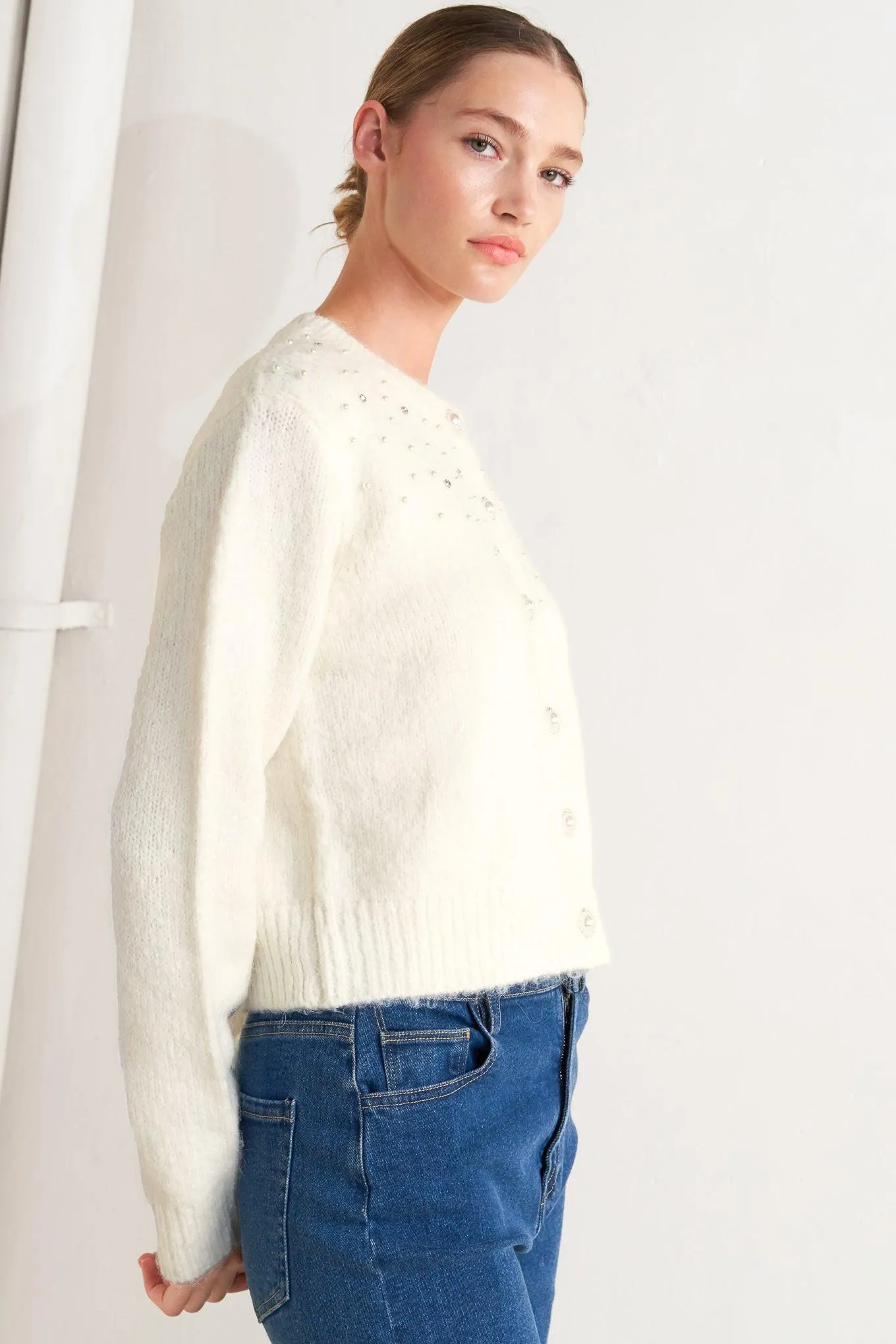 Angel Touch Sweater Knit Cardigan sold by Zulily product image thumbnail 3