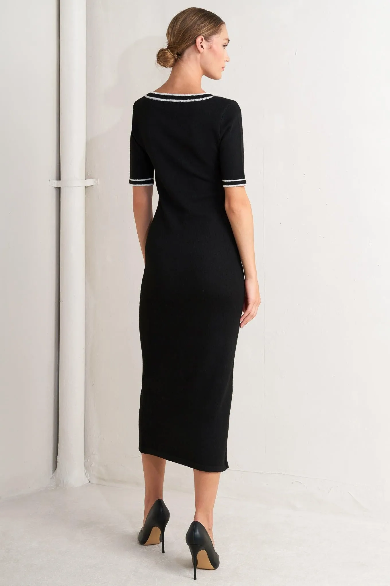 Modern Classic Sweater Knit Midi Dress sold by Zulily product image thumbnail 3