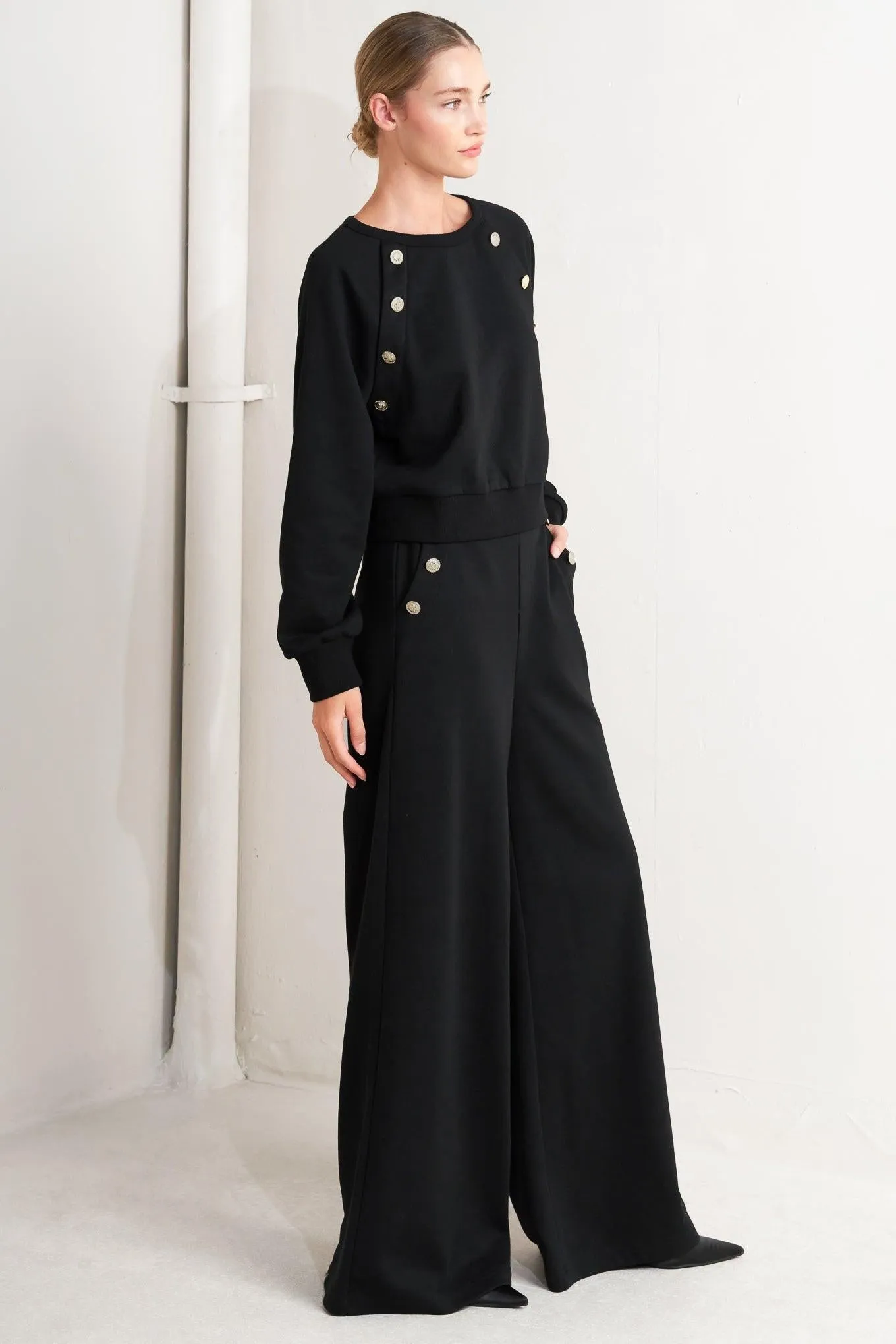 Black Regiment Woven Top sold by Zulily product image thumbnail 5