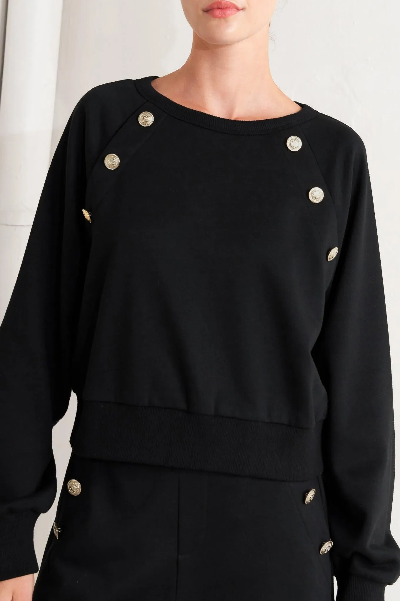Black Regiment Woven Top sold by Zulily product image thumbnail 2