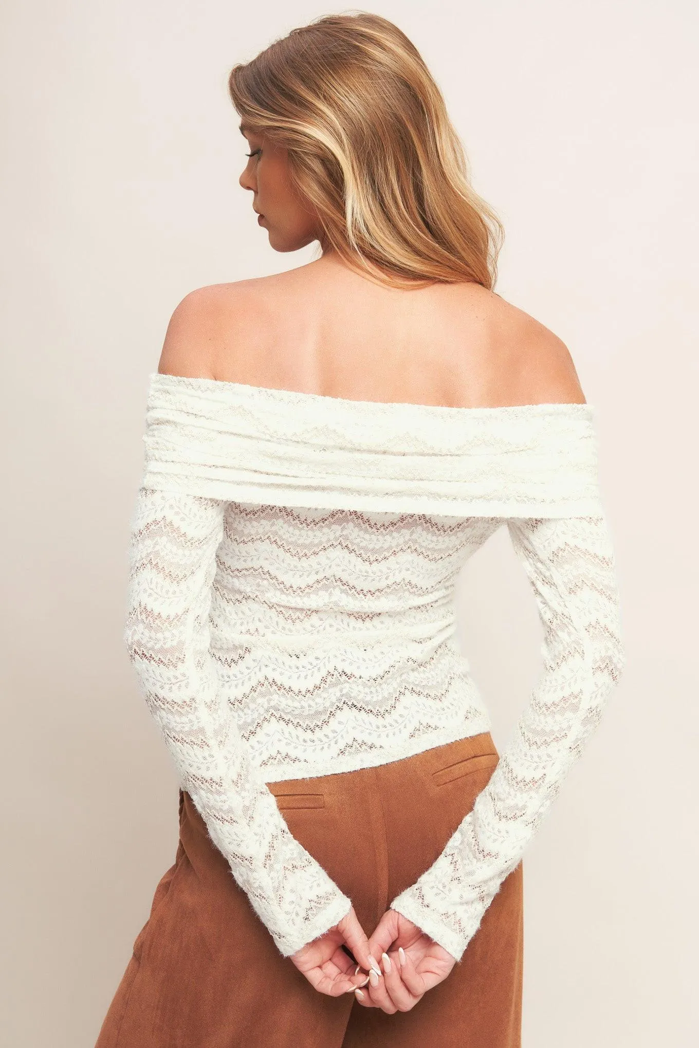 Angelic Sweetie Cream Woven Top sold by Zulily product image thumbnail 2