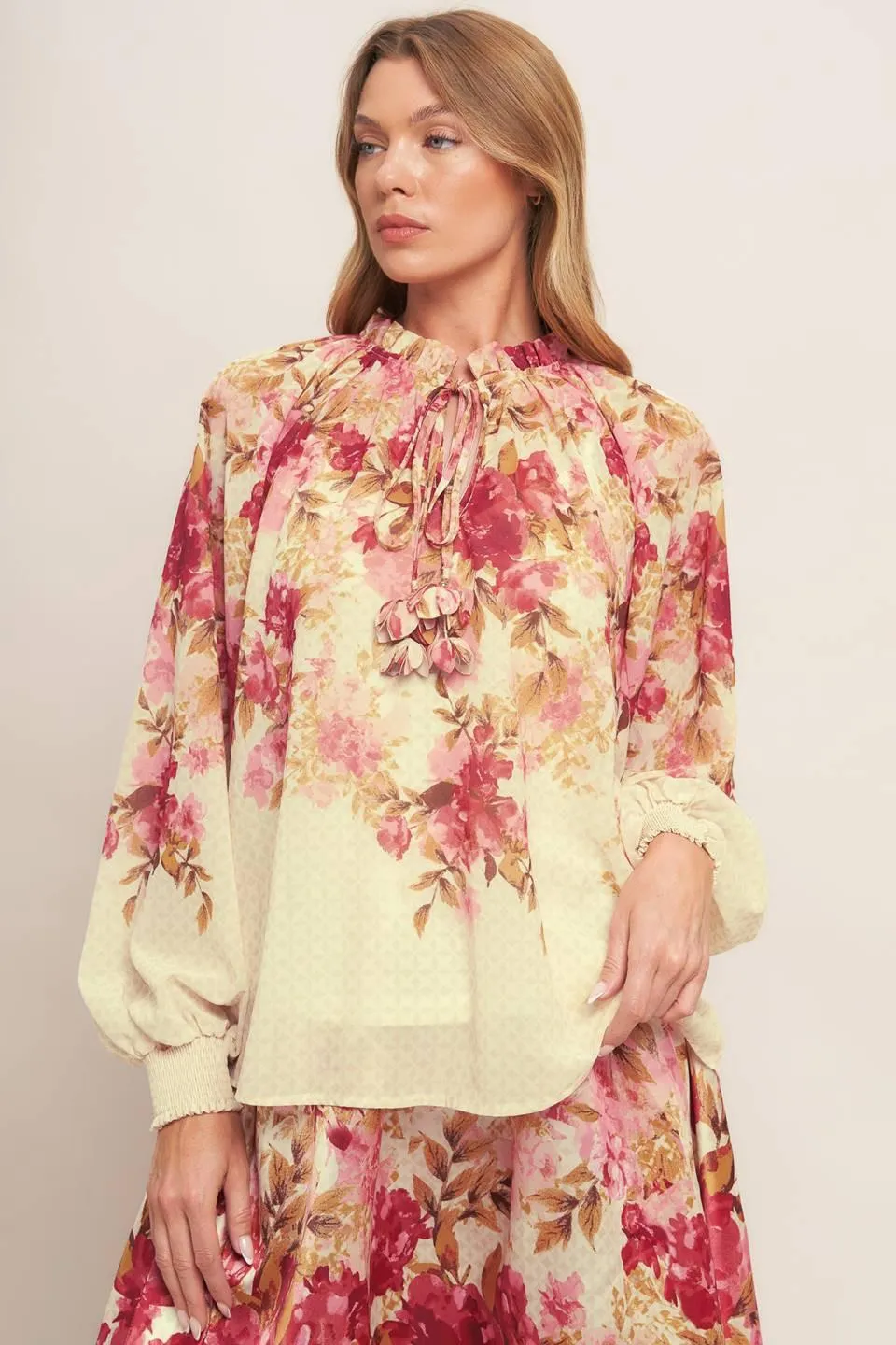 Blossom Dream Ballerina Woven Top sold by Zulily