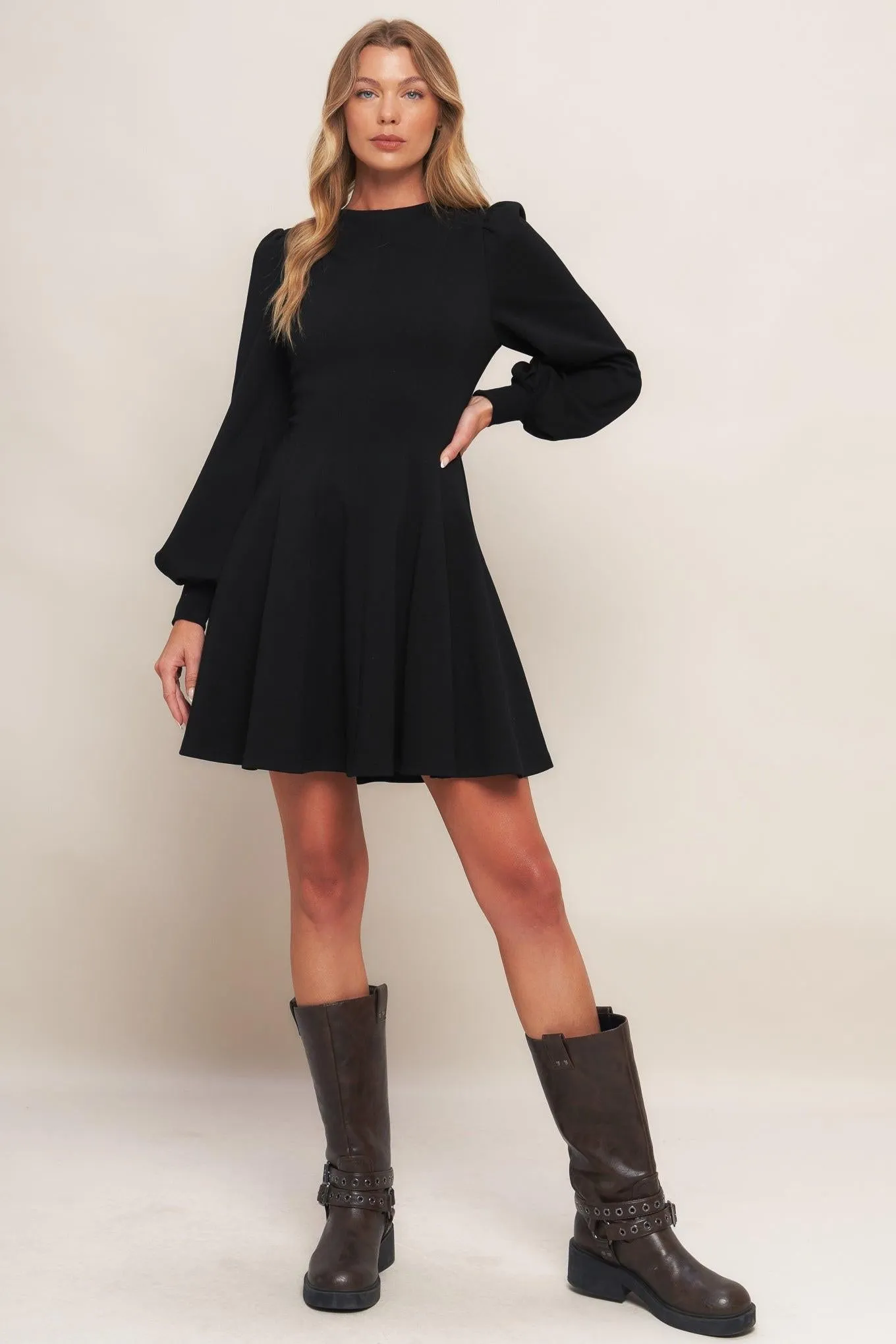 Black Swan Heavy Knit Mini Dress sold by Zulily
