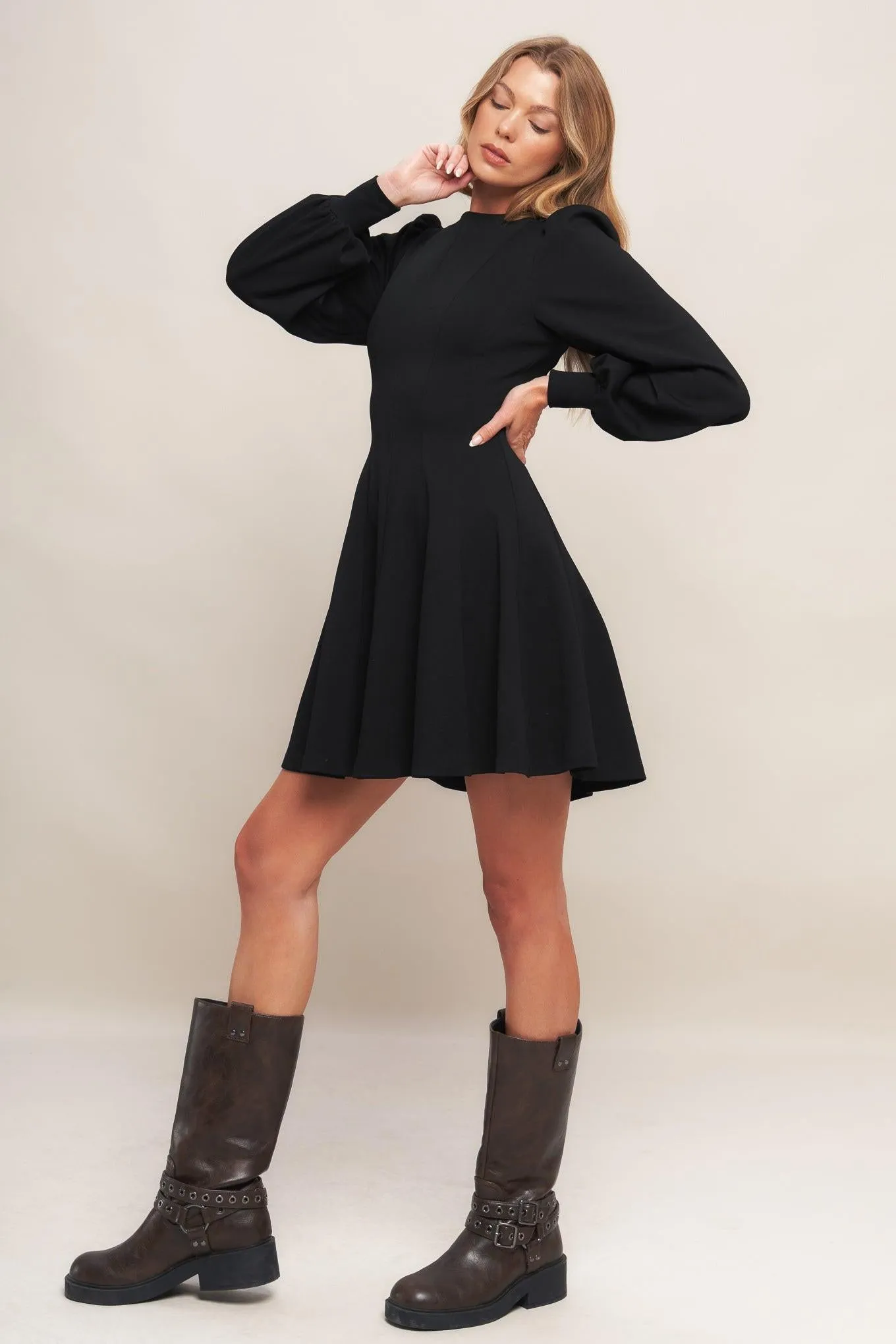 Black Swan Heavy Knit Mini Dress sold by Zulily product image thumbnail 5