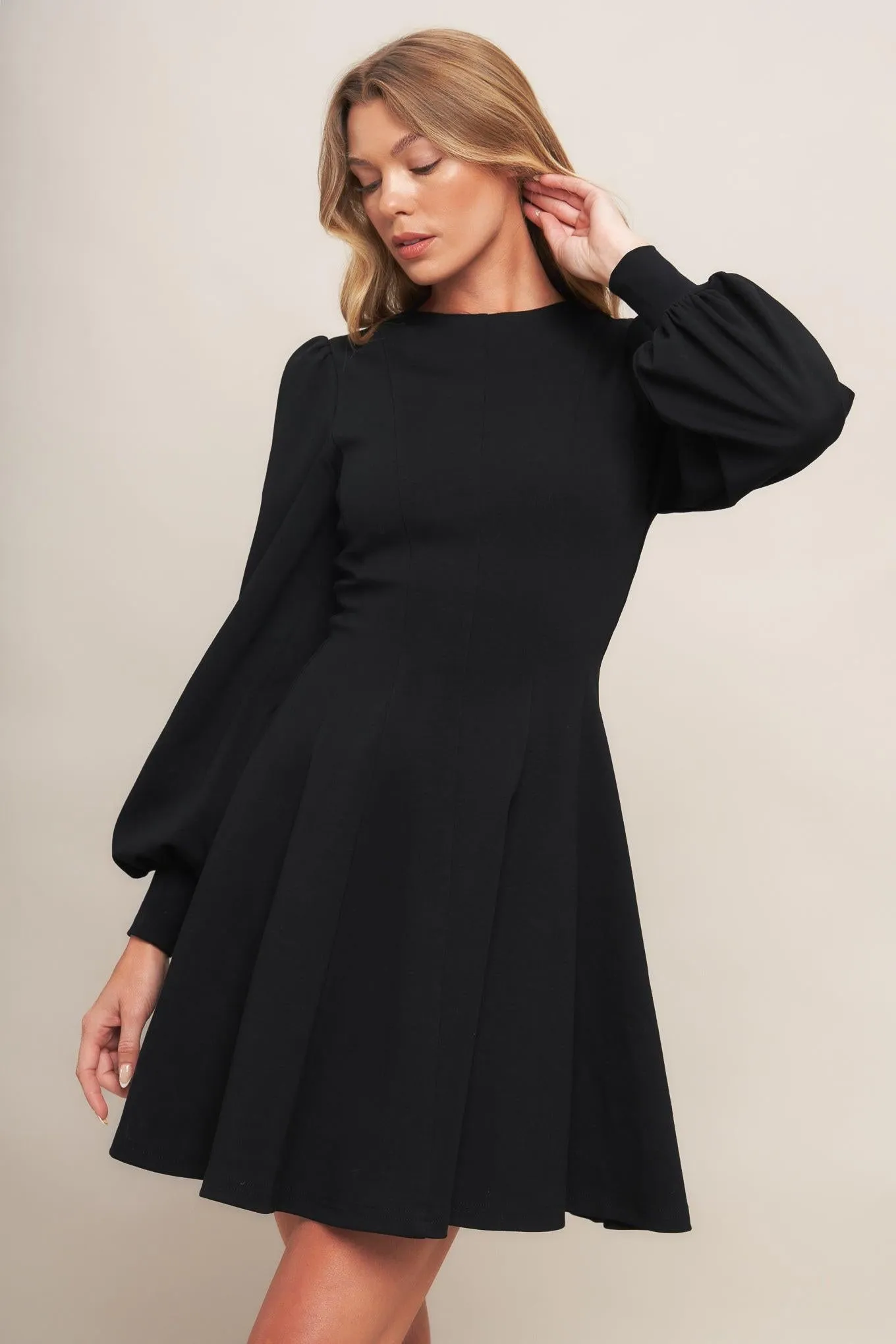 Black Swan Heavy Knit Mini Dress sold by Zulily product image thumbnail 3