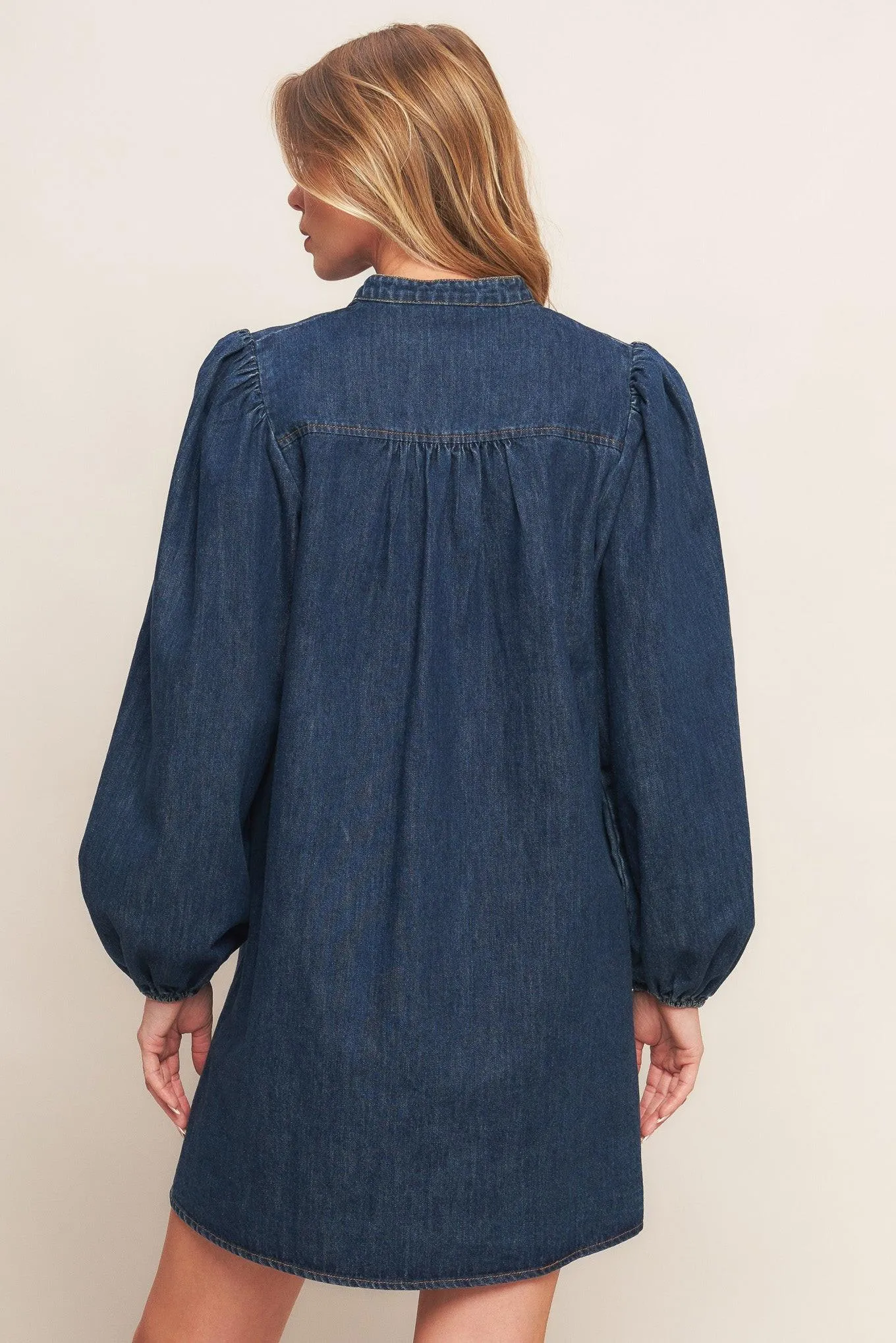 Canyon Breeze Denim Mini Dress sold by Zulily product image thumbnail 2