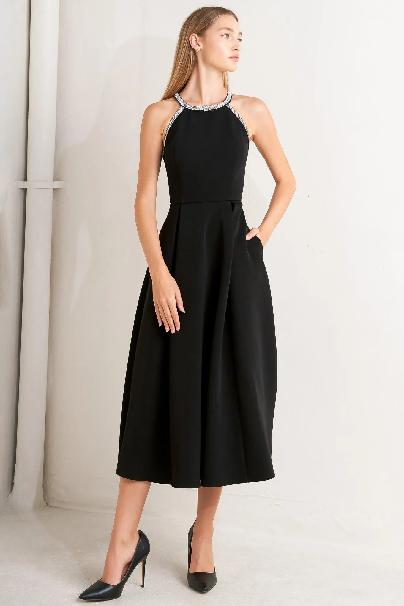 Galaxy Charm Woven Midi Dress sold by Zulily