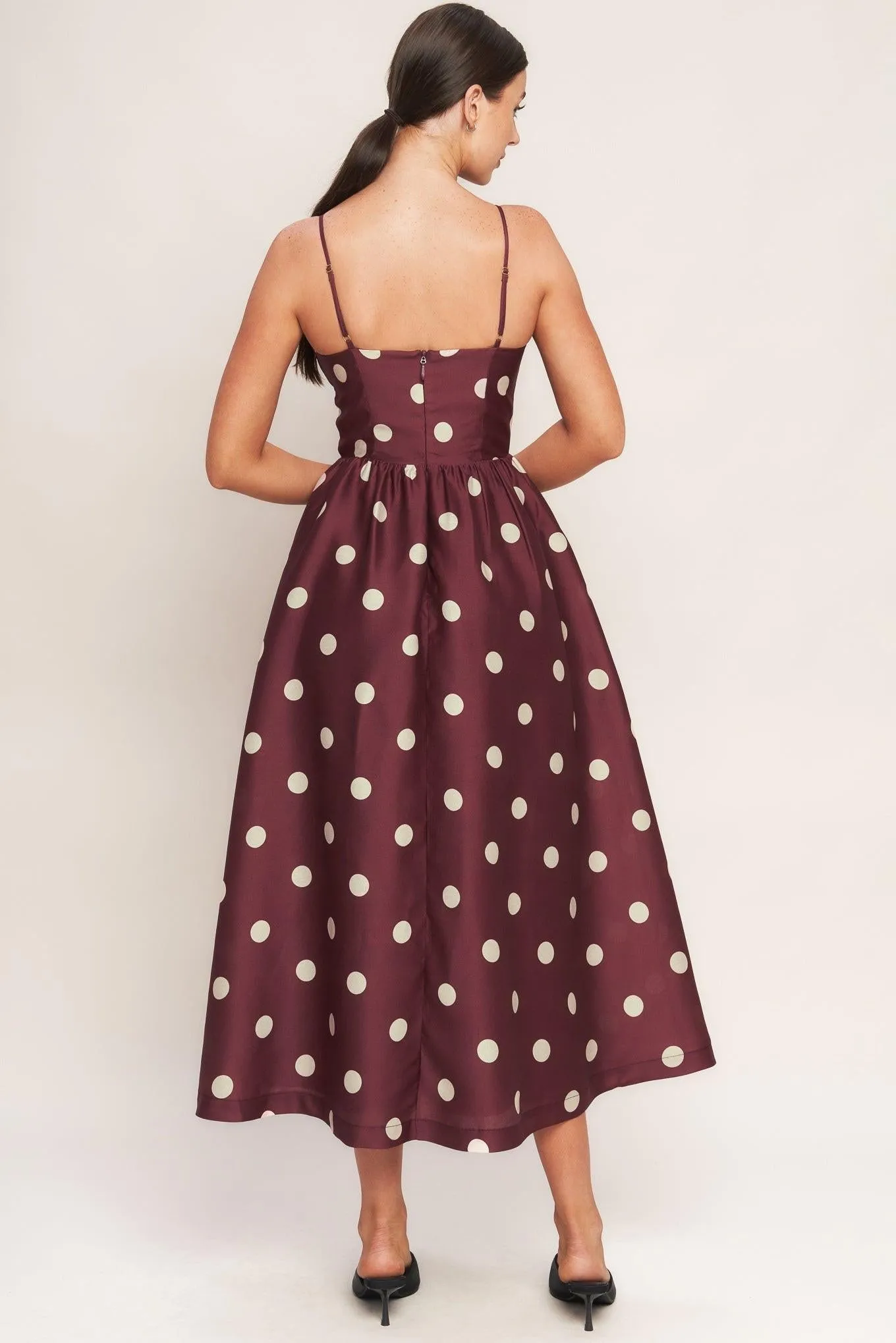 Maraschino Chic Woven Midi Dress sold by Zulily product image thumbnail 3