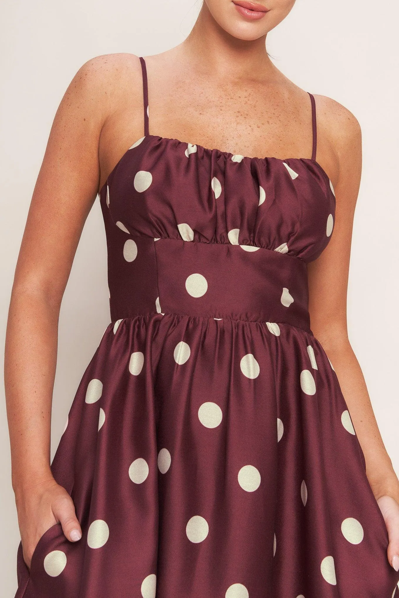 Maraschino Chic Woven Midi Dress sold by Zulily product image thumbnail 4