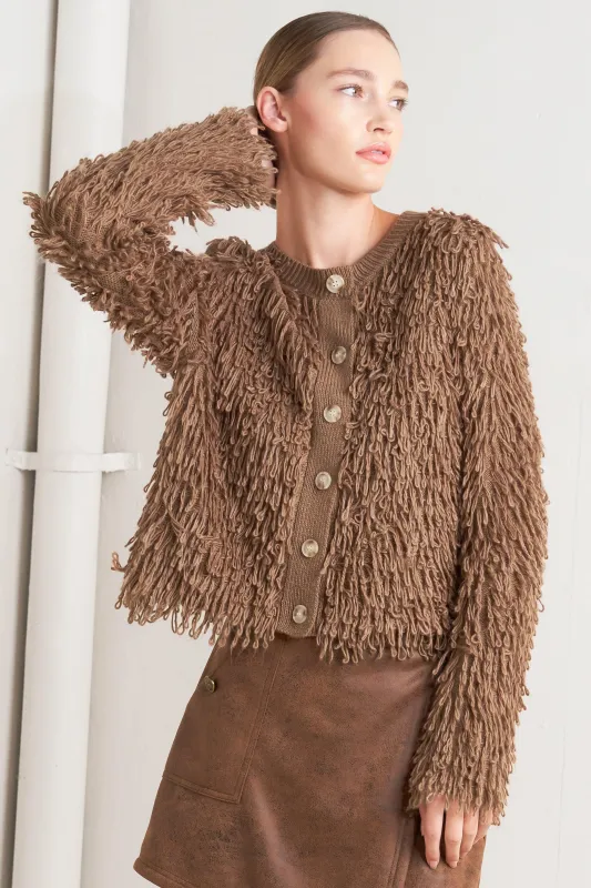 Live in the Now Sweater Cardigan made by Flying Tomato