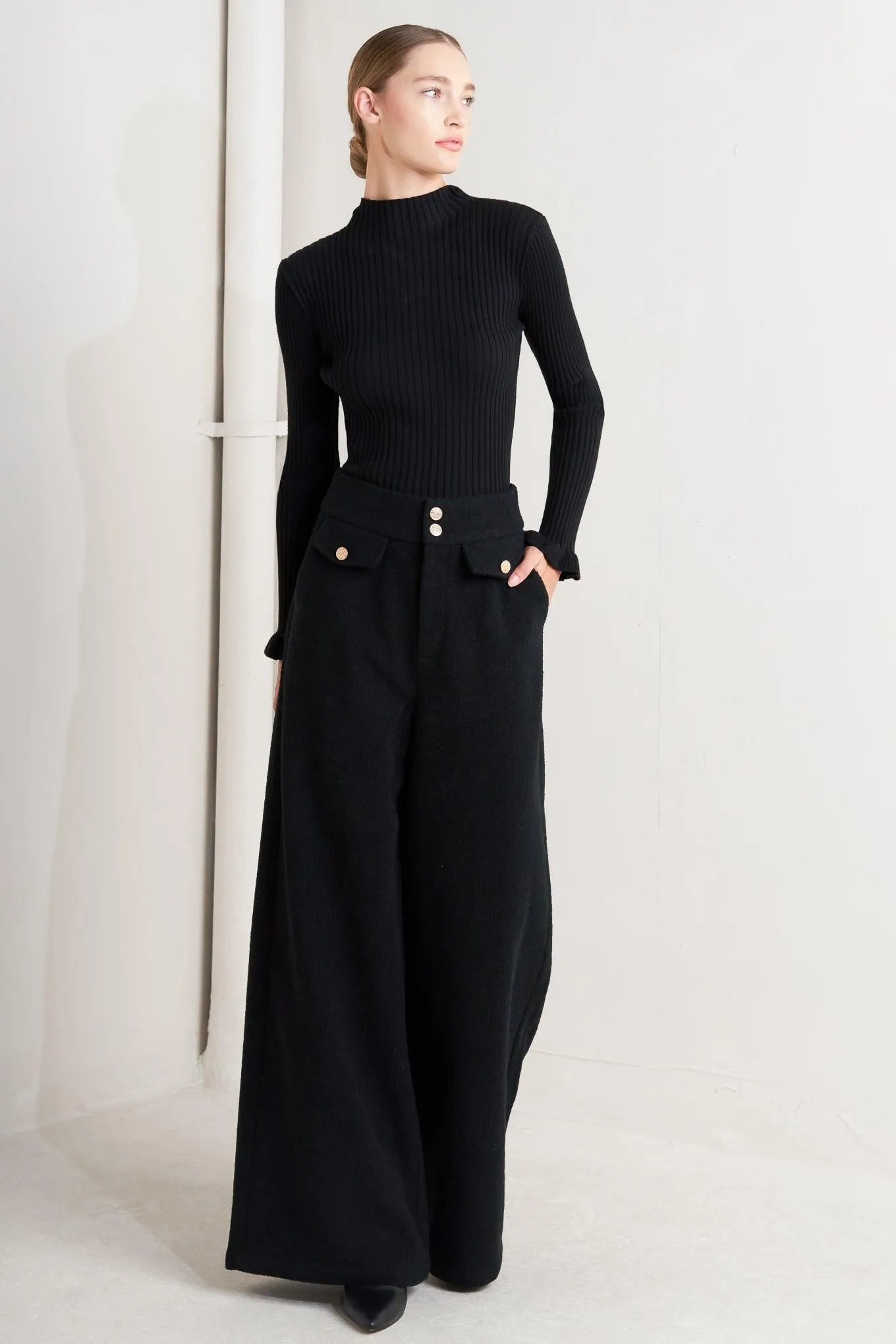 Prestige Volume Black Woven Pants sold by Zulily product image thumbnail 5