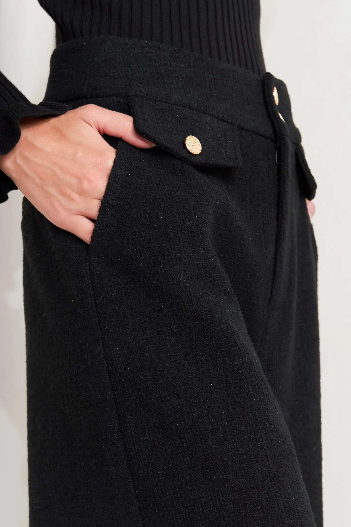 Prestige Volume Black Woven Pants sold by Zulily product image thumbnail 2