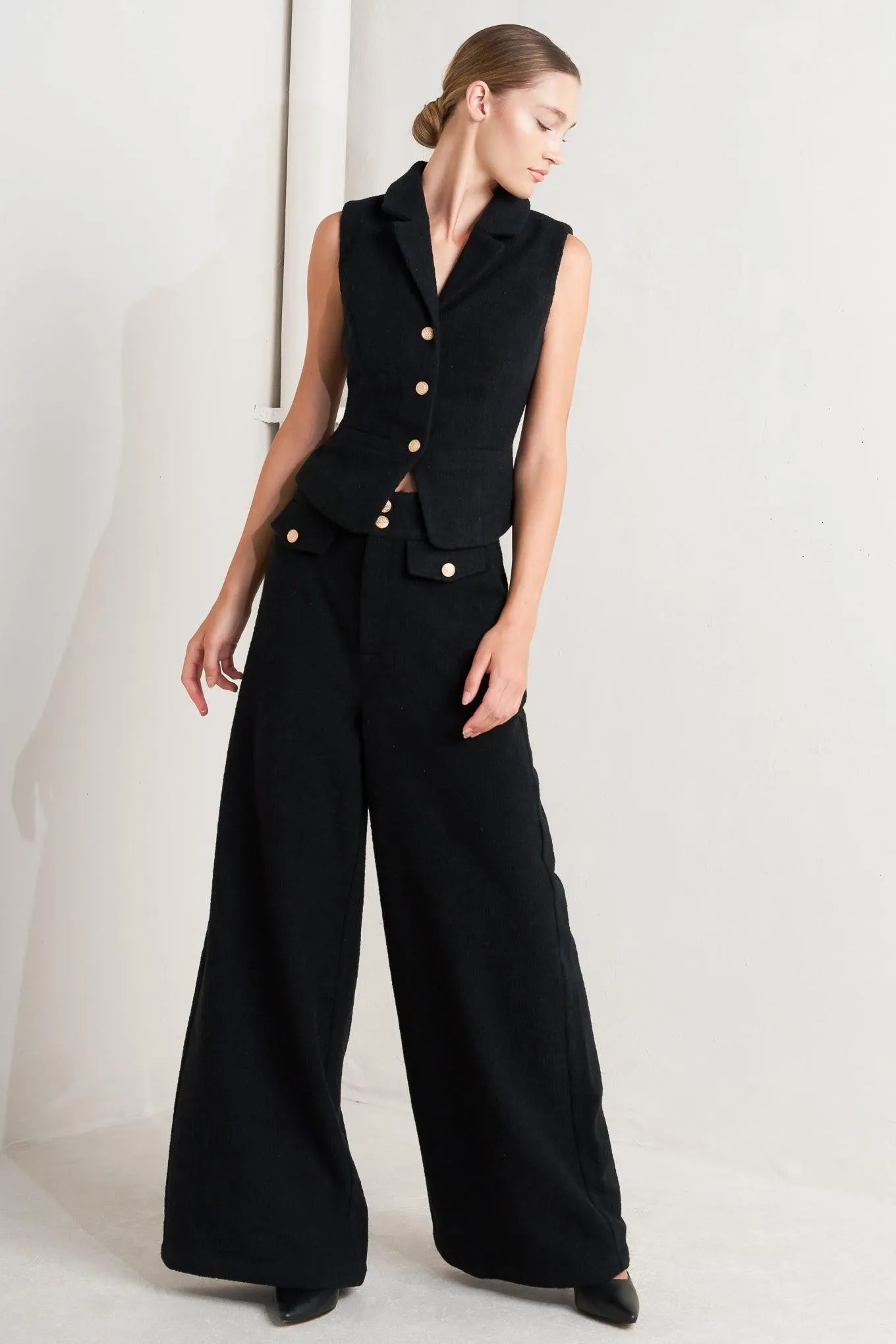 Prestige Volume Black Woven Pants sold by Zulily product image thumbnail 4