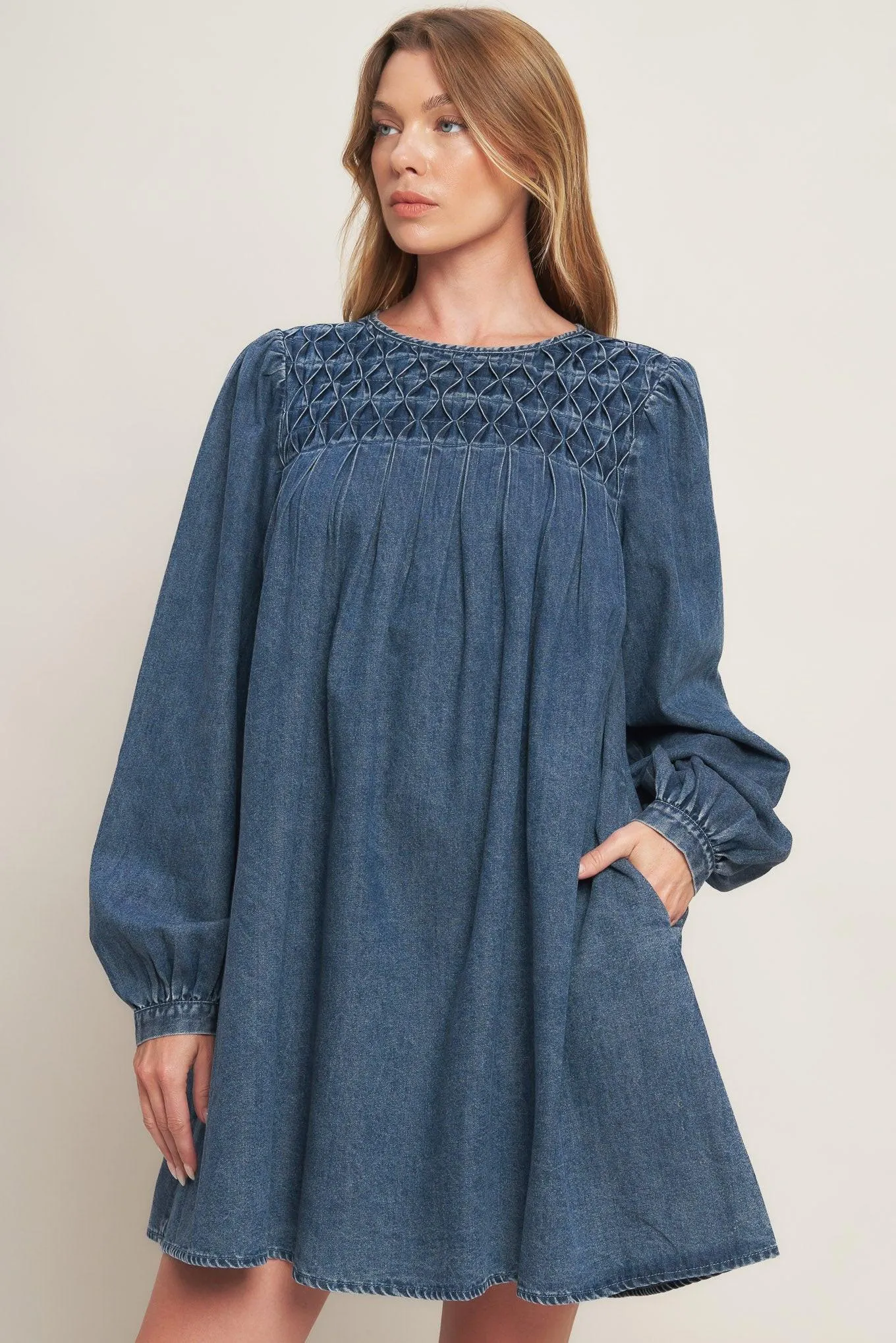 Weekend Denim Icon Mini Dress sold by Zulily product image thumbnail 3