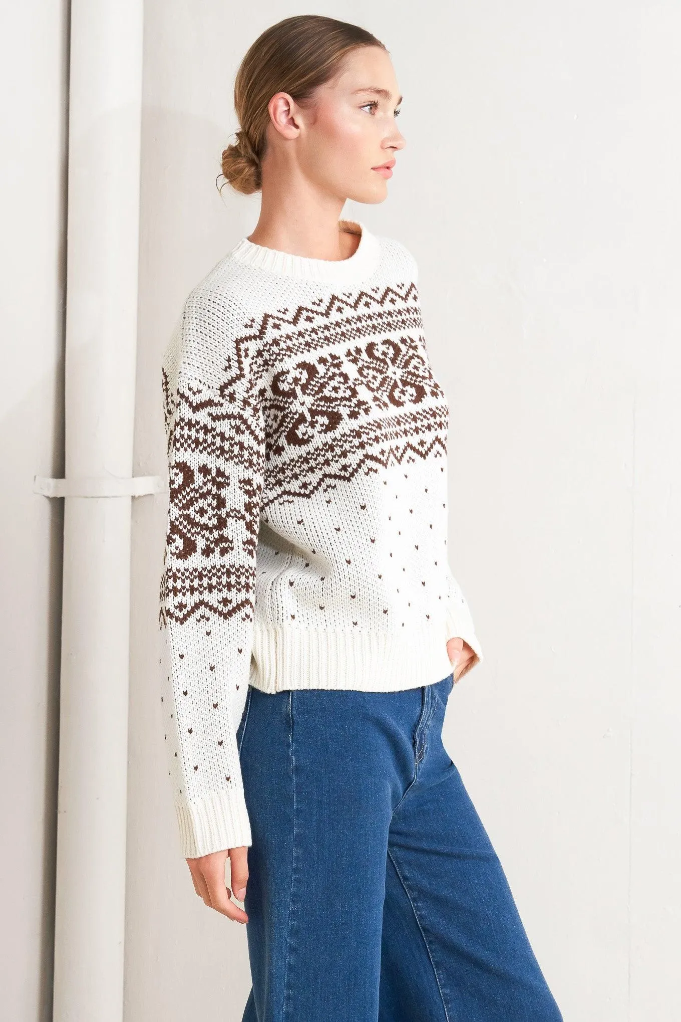 Snowflake Glam Pullover Sweater Top sold by Zulily product image thumbnail 5