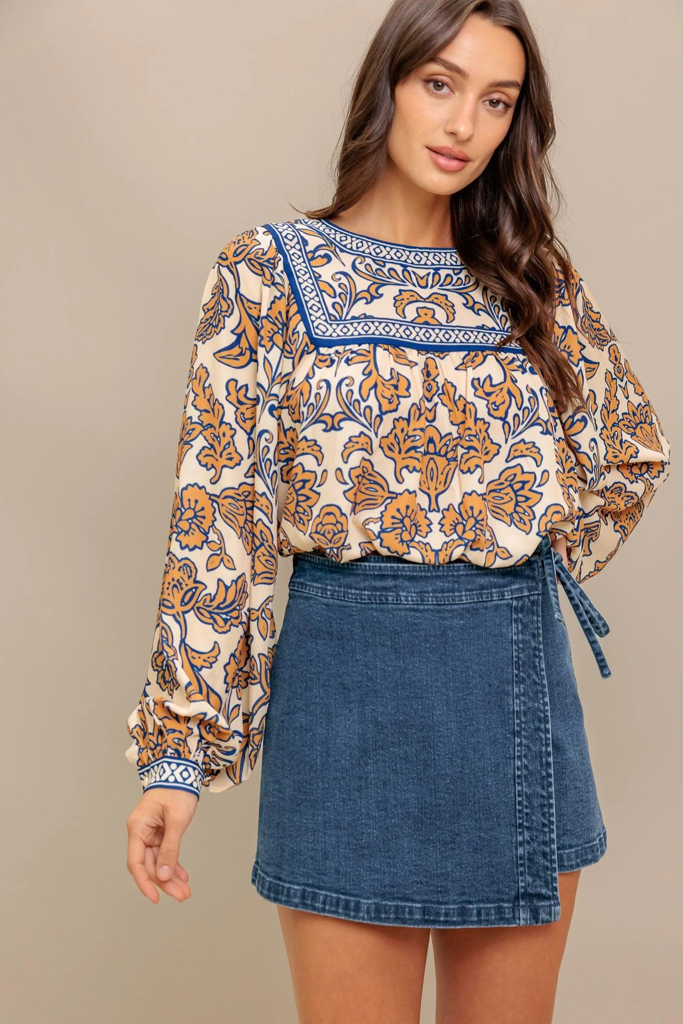 Boheme Meadow Woven Top sold by Zulily product image thumbnail 4