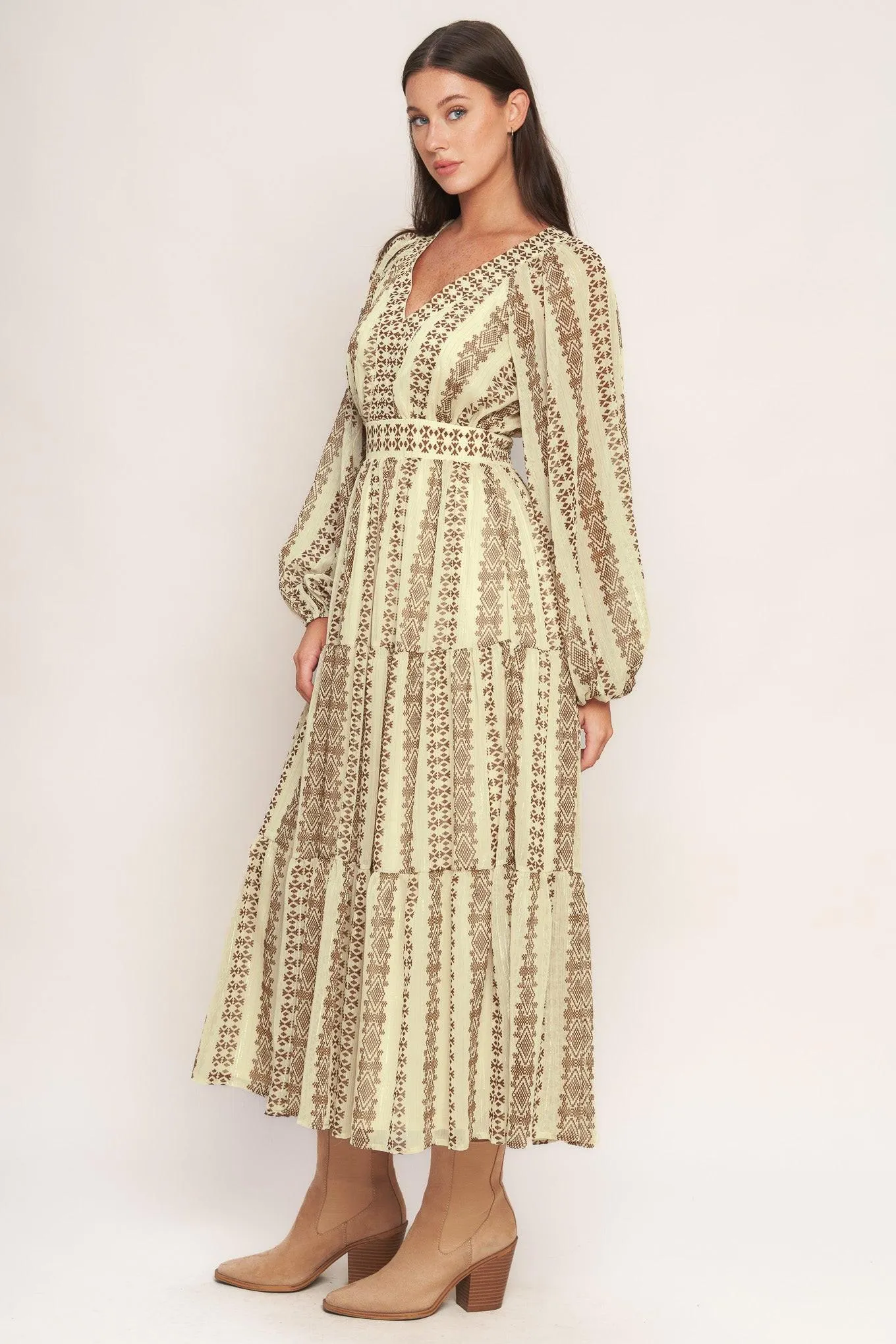 Tribal Whisper Woven Midi Dress sold by Zulily product image thumbnail 3