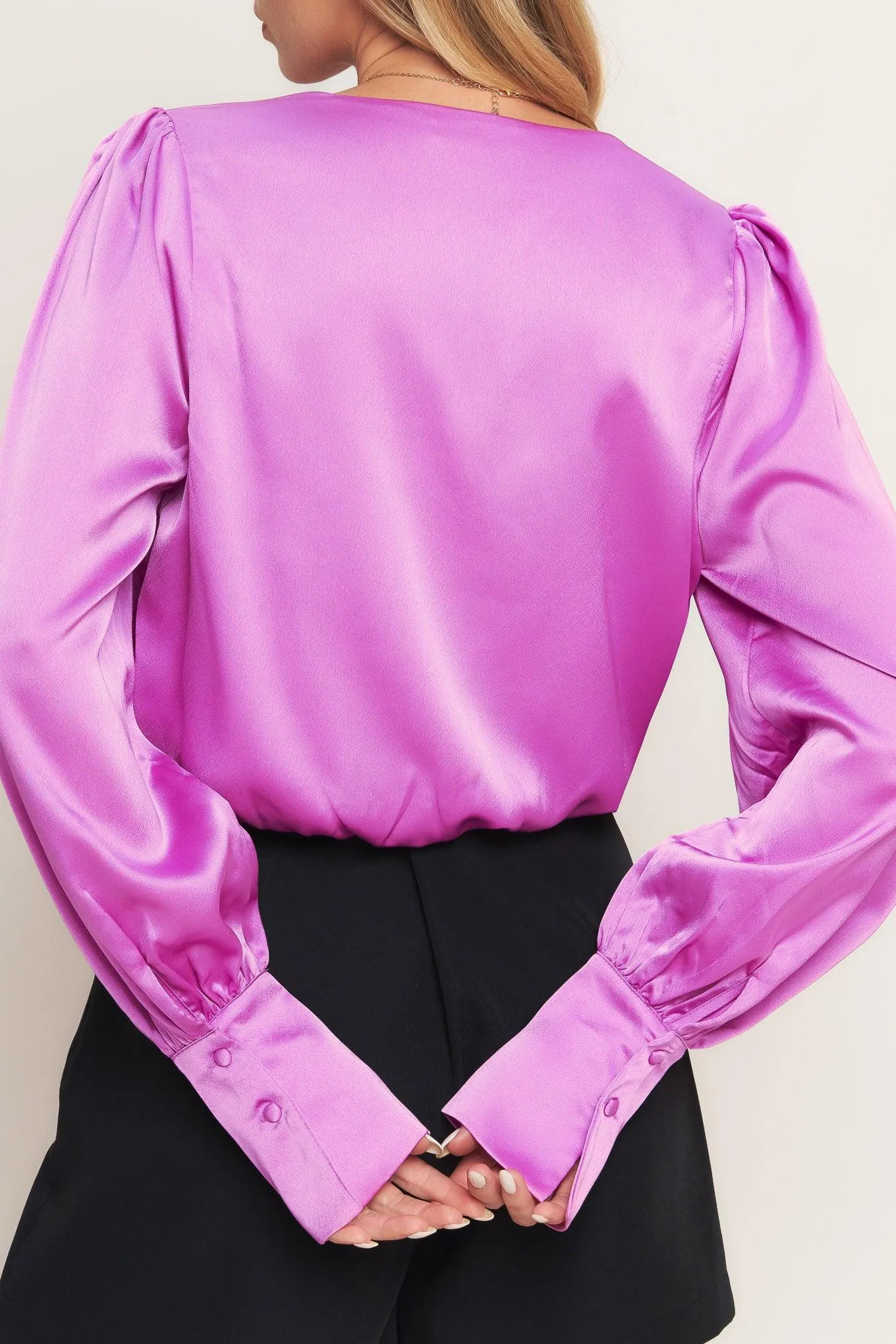 Modern Muse Orchid Woven Top sold by Zulily product image thumbnail 4