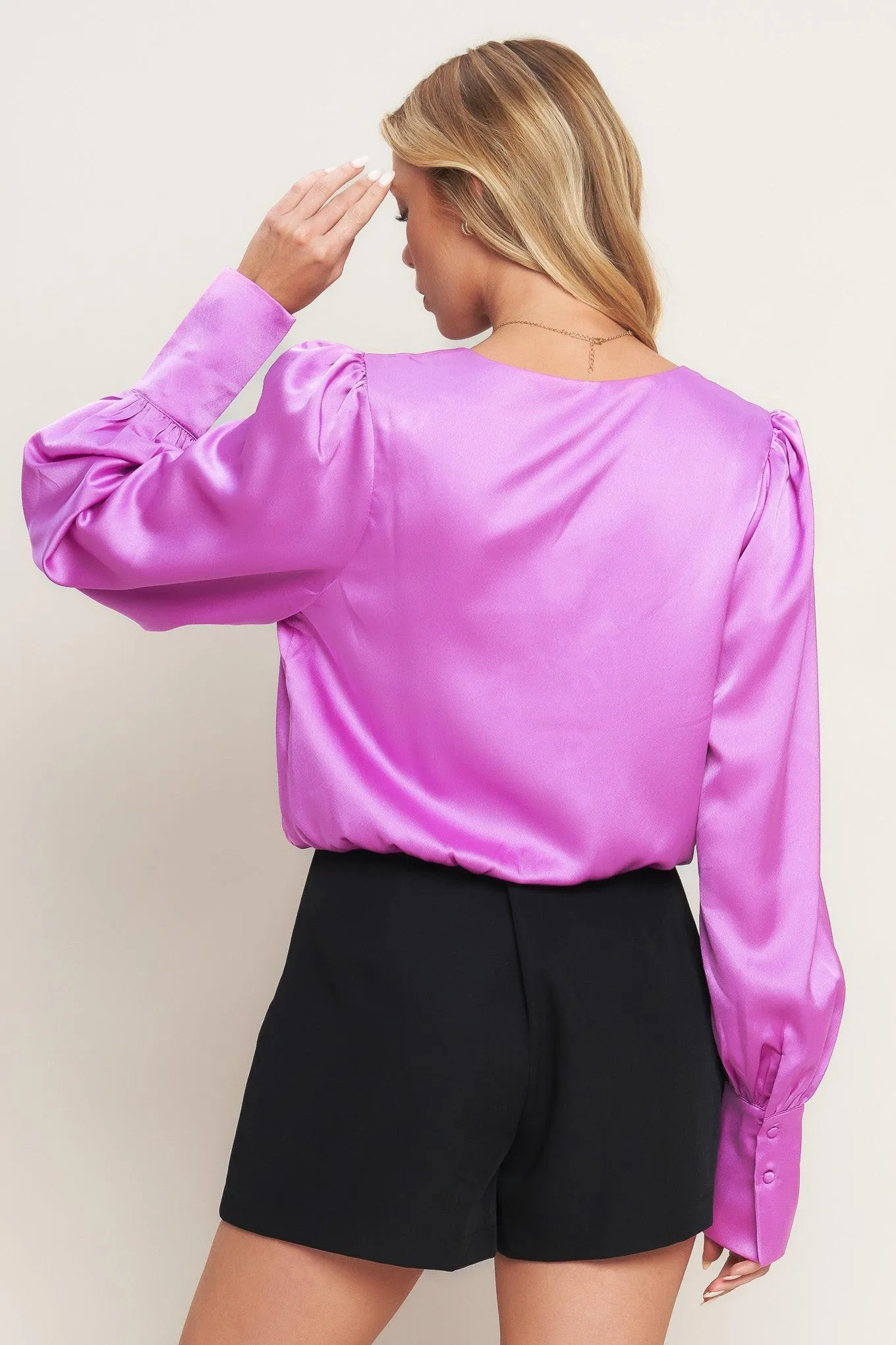 Modern Muse Orchid Woven Top sold by Zulily product image thumbnail 5